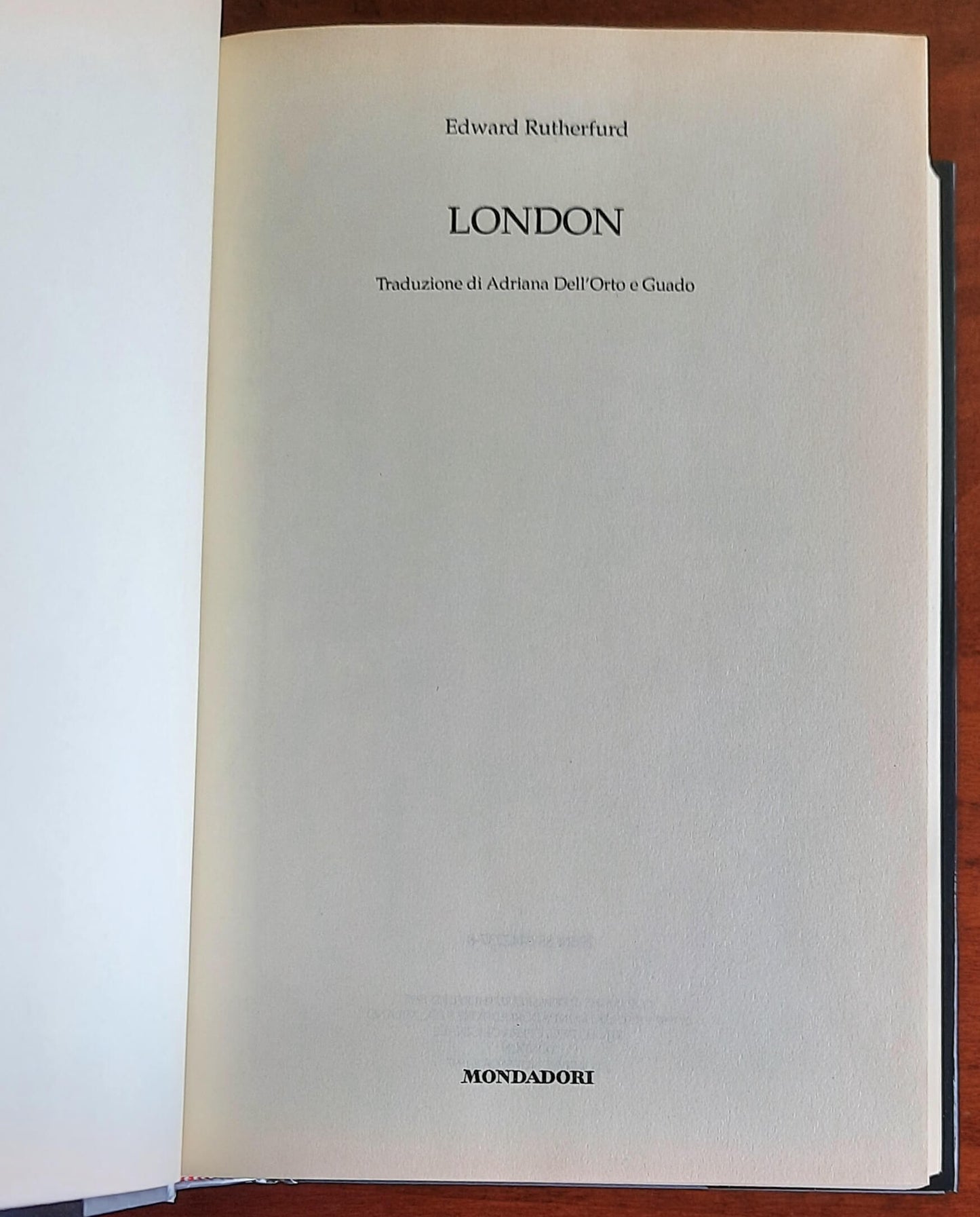 London - di Edward Rutherfurd - Mondadori
