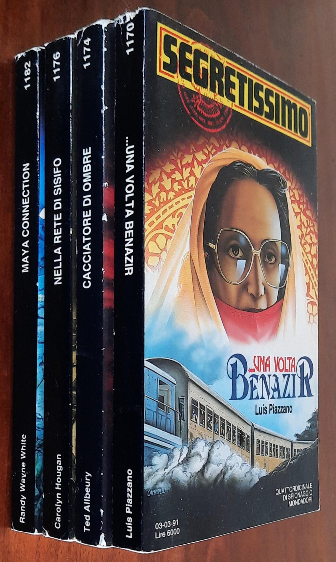 Lotto di n. 4 Segretissimo Mondadori: n. 1170 - 1174 - 1176 - 1182