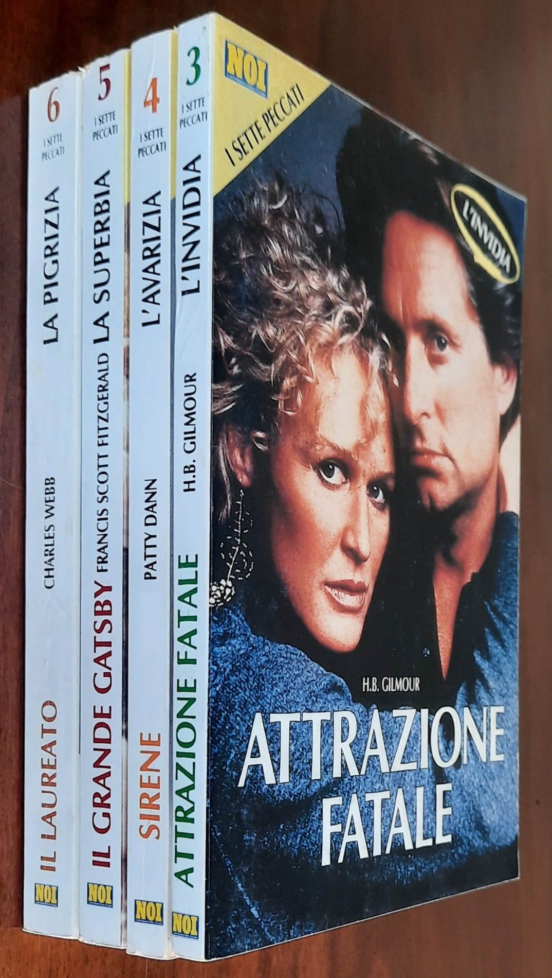 Lotto n. 4 libri allegati al settimanale Noi (Collana I sette peccati)