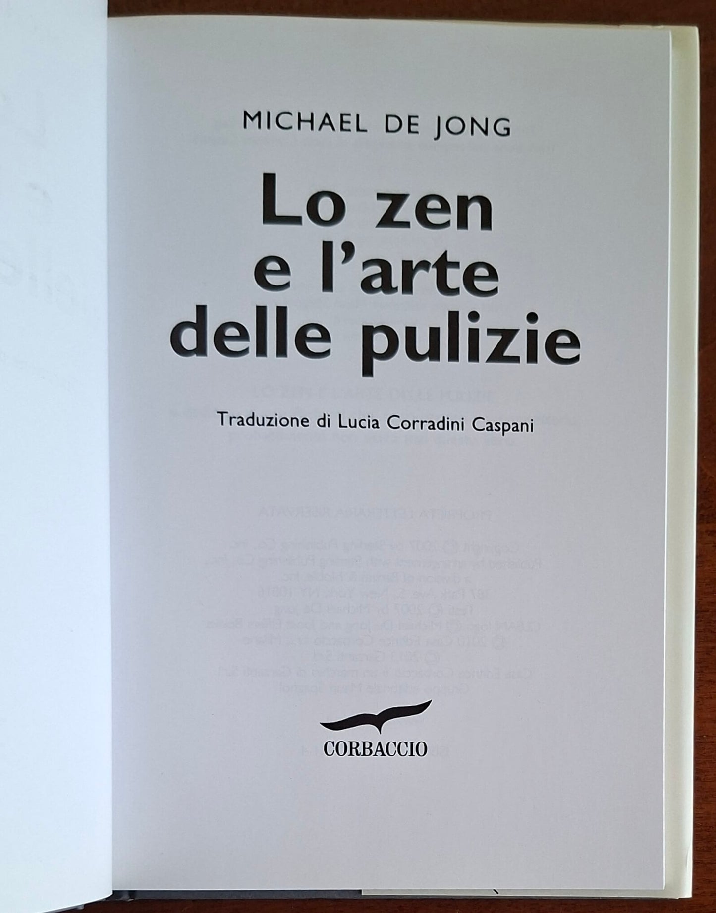Lo zen e l'arte delle pulizie - Michael De Jong - Corbaccio