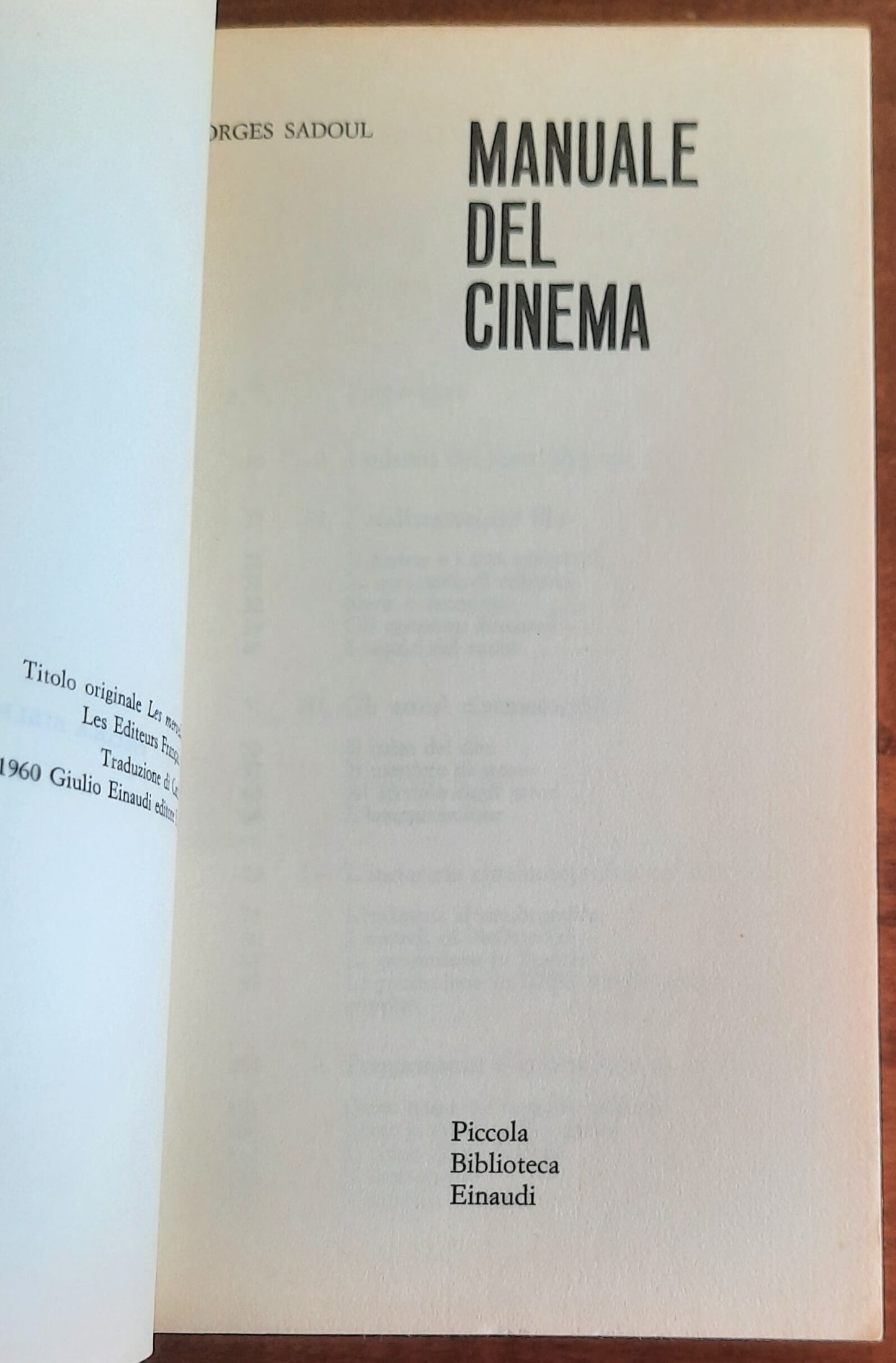 Manuale del cinema. Tecnica, industria e organizzazione del film