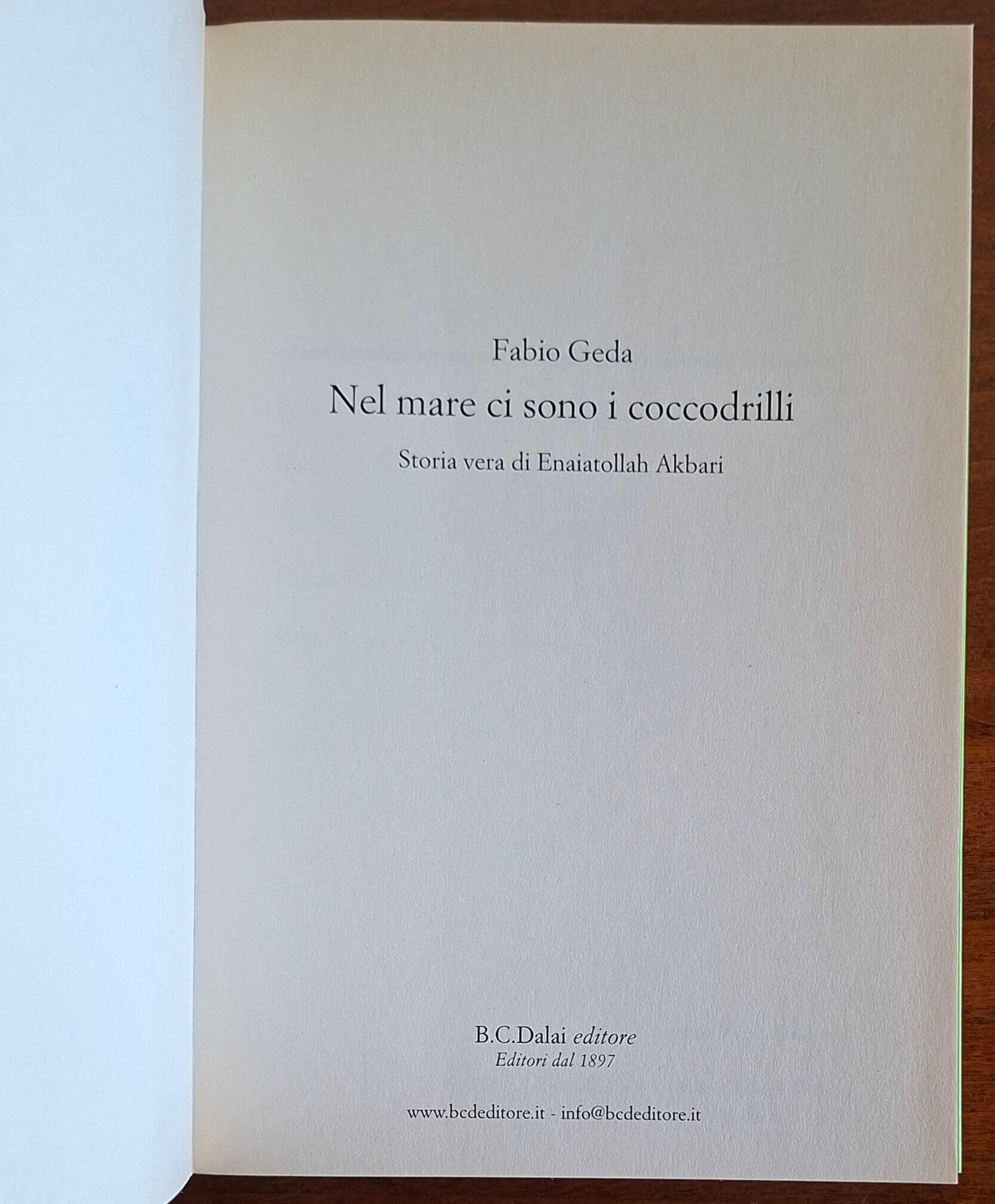 Nel mare ci sono i coccodrilli. Storia vera di Enaiatollah Akbari