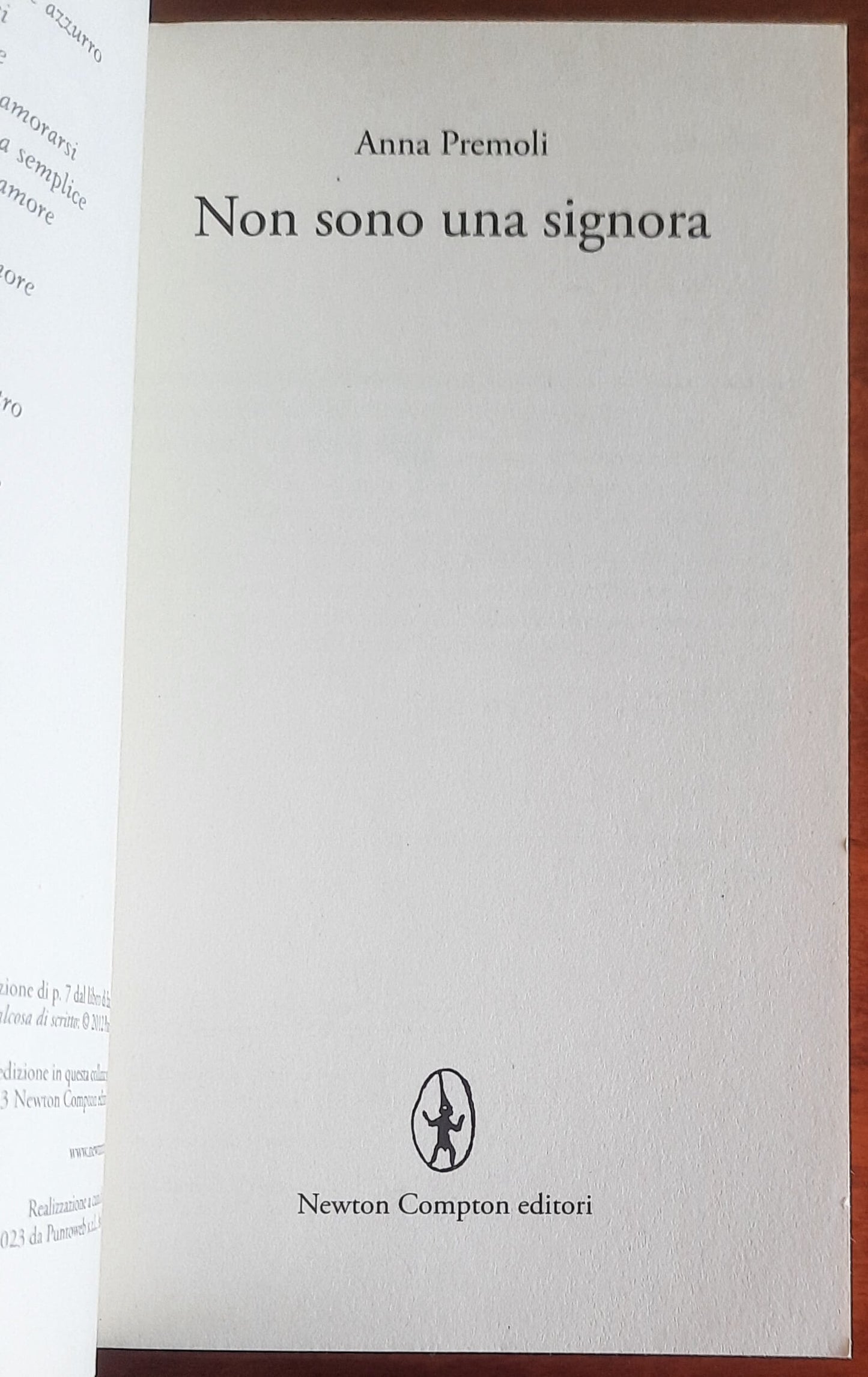 Non sono una signora - di Anna Premoli - Newton Compton