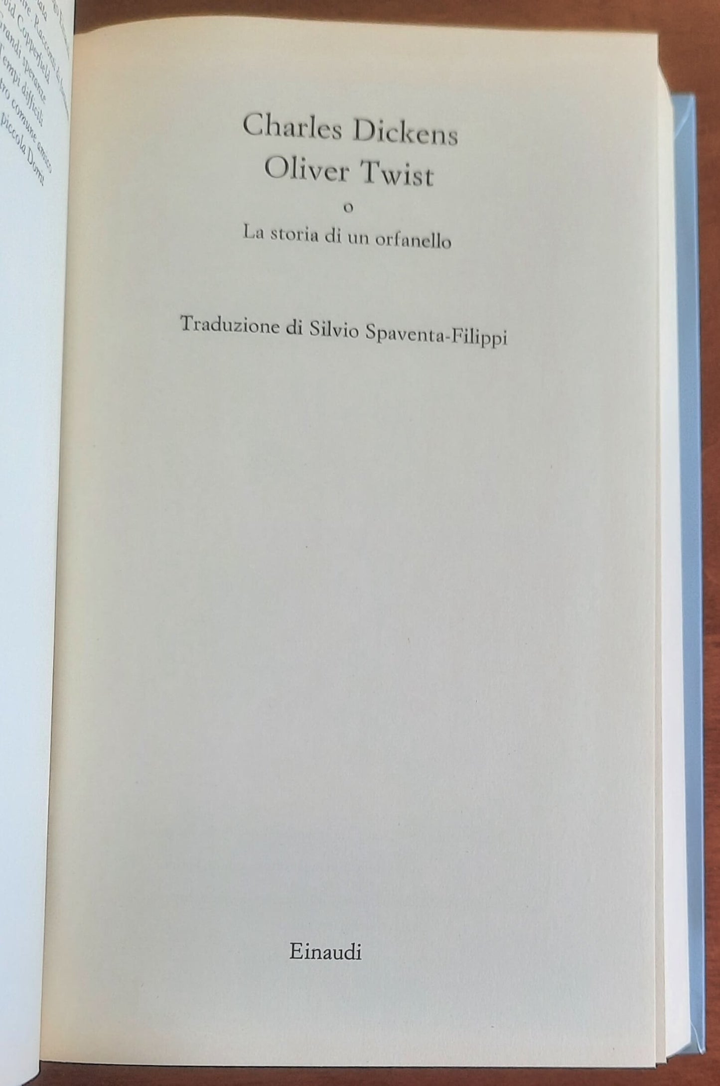 Oliver Twist o La storia di un orfanello - Einaudi