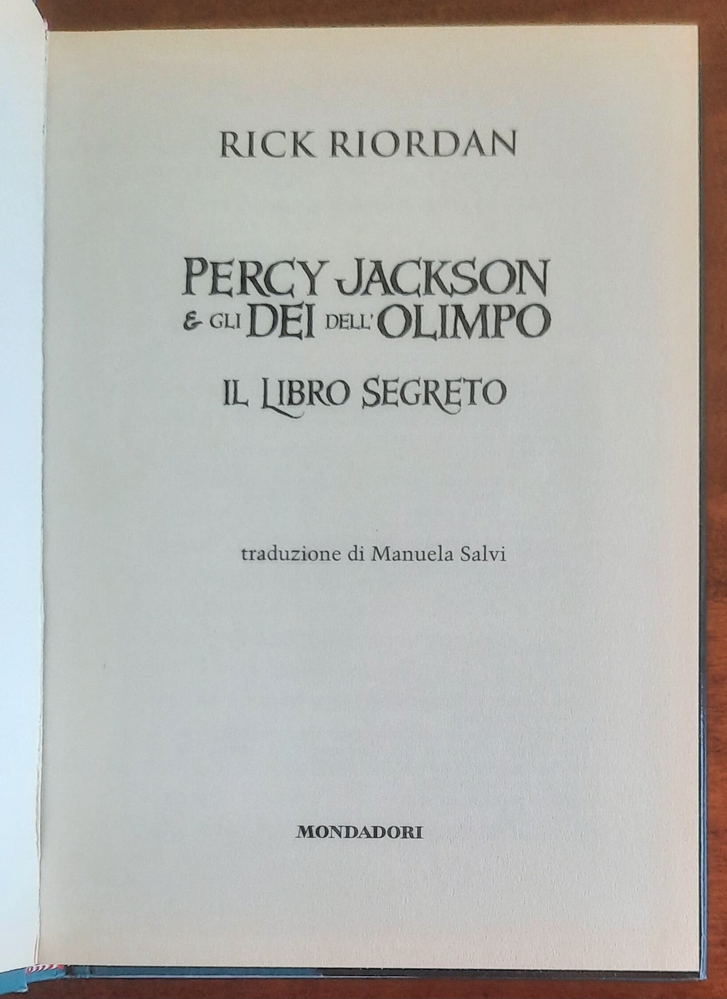 Percy Jackson e gli dei dell’Olimpo. Il libro segreto