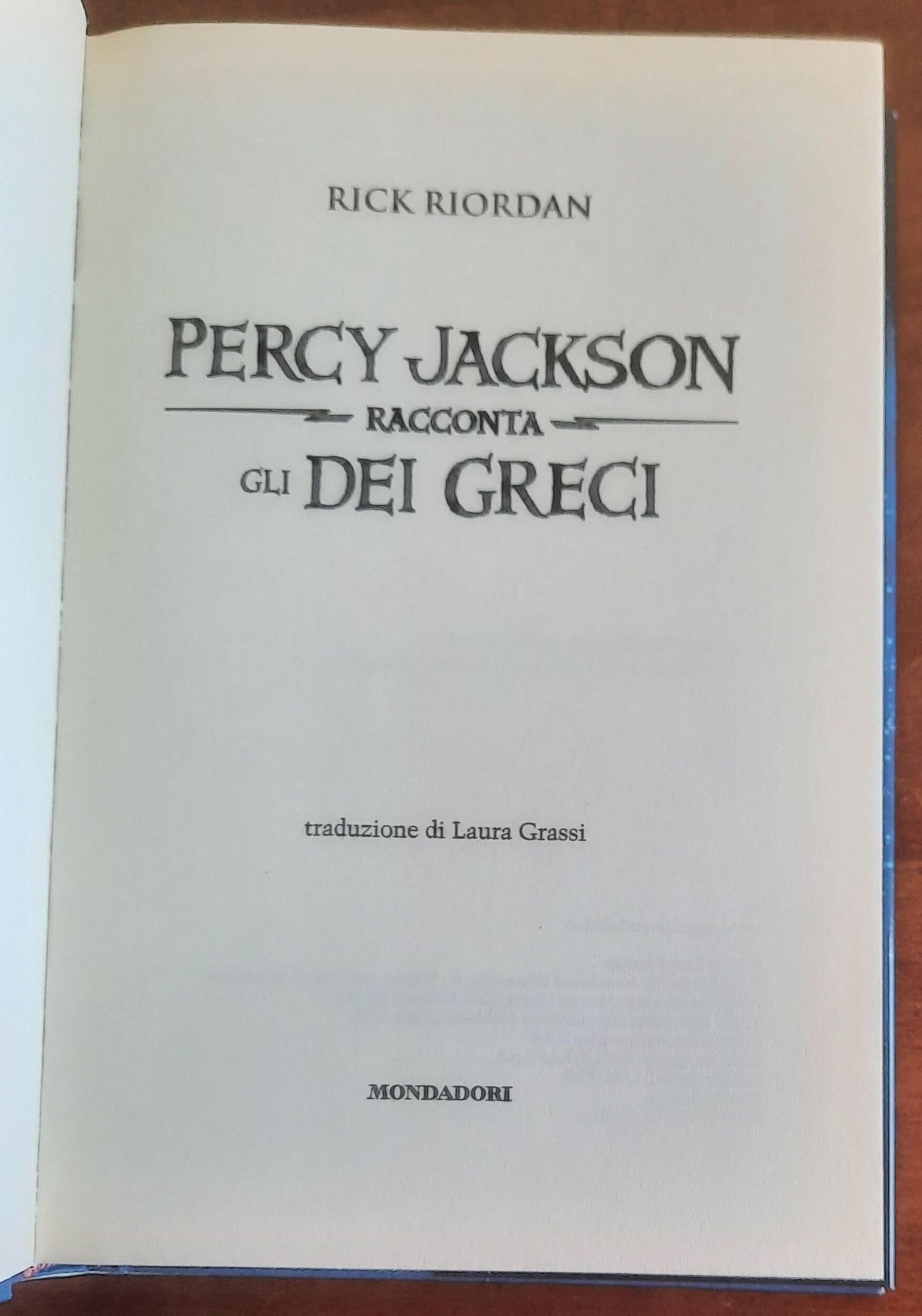 Percy Jackson racconta gli dei greci - Mondadori