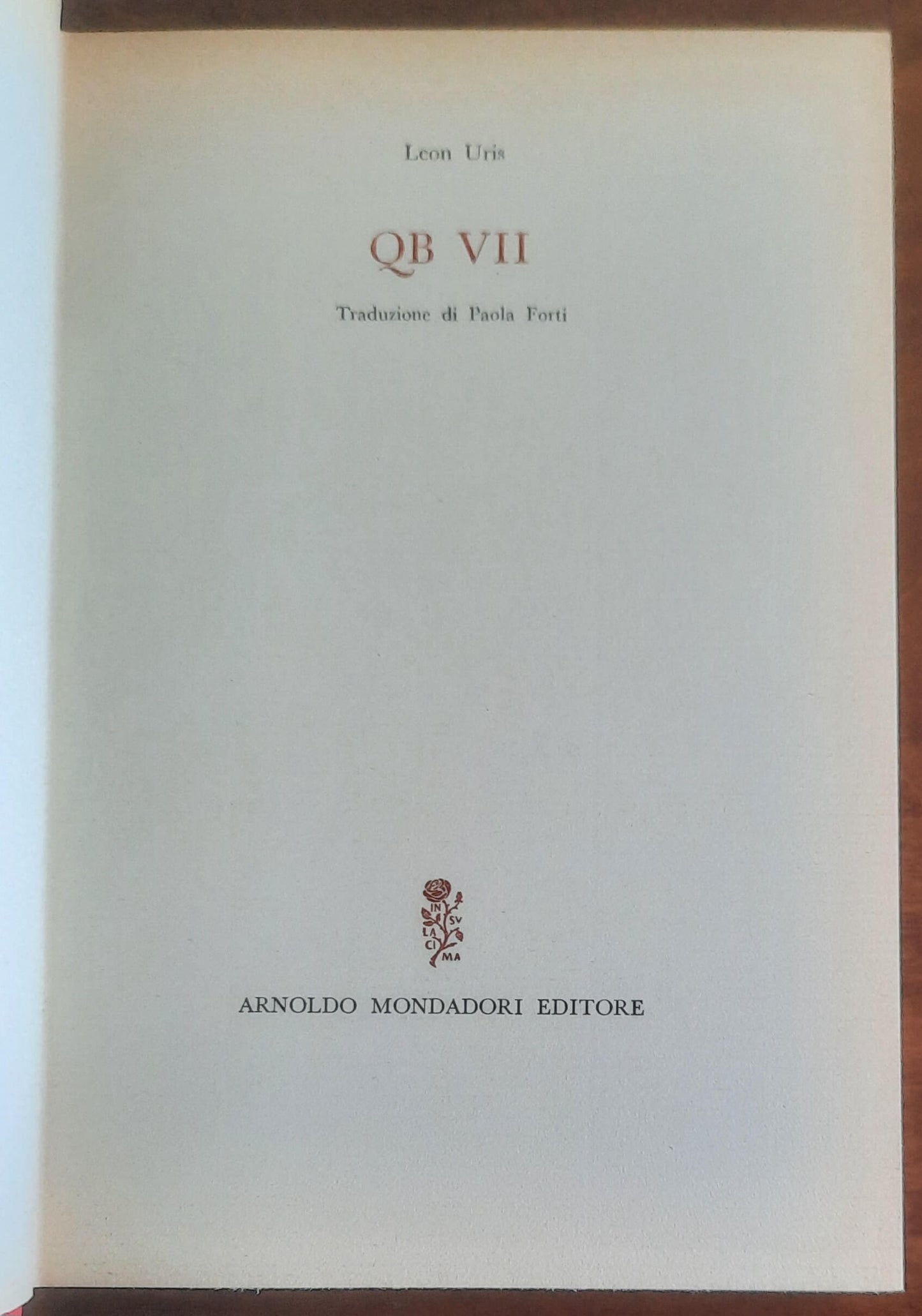 QB VII - di Leon Uris - Mondadori