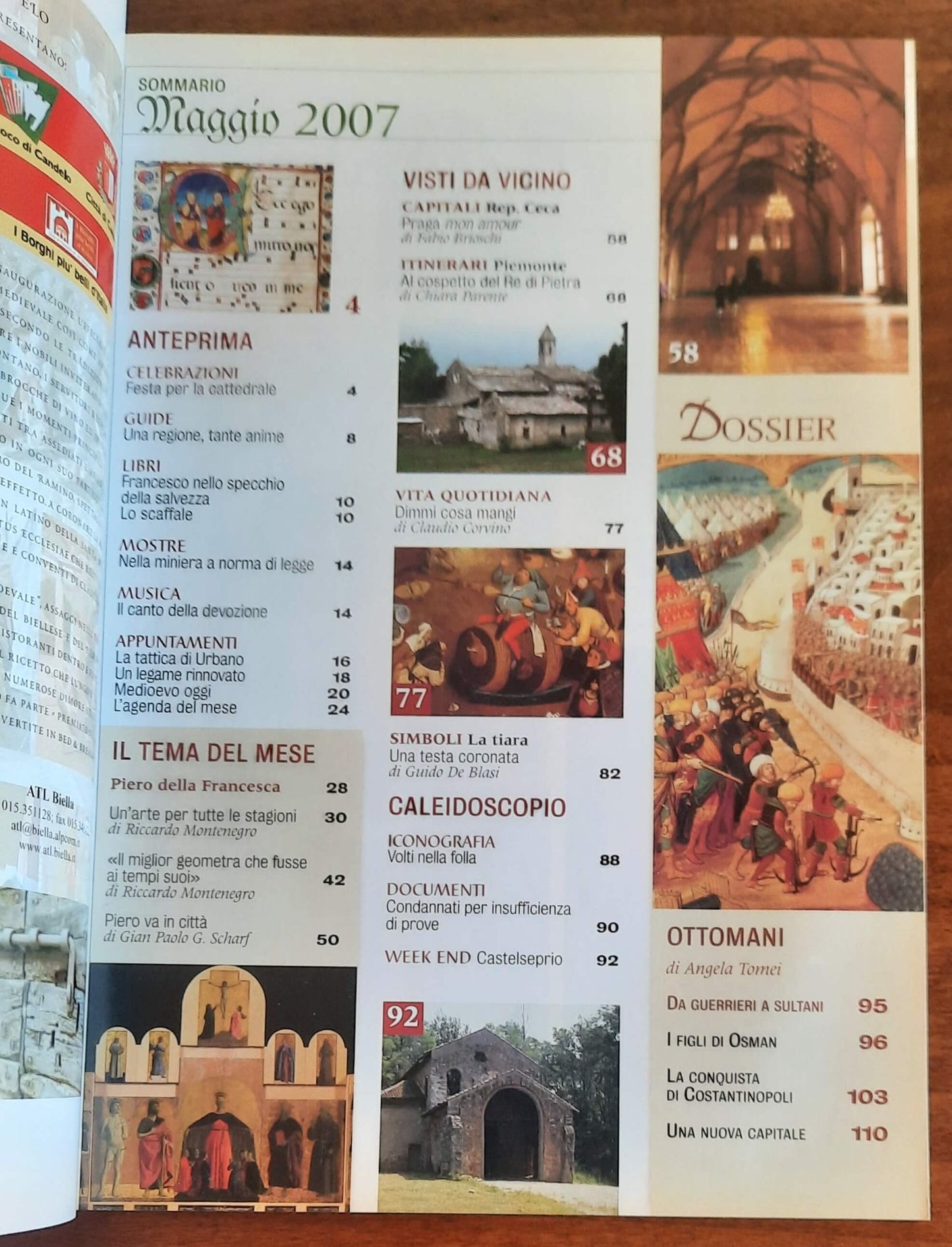 Rivista Medioevo n. 124 - Maggio 2007 - La pittura del tempo sospeso