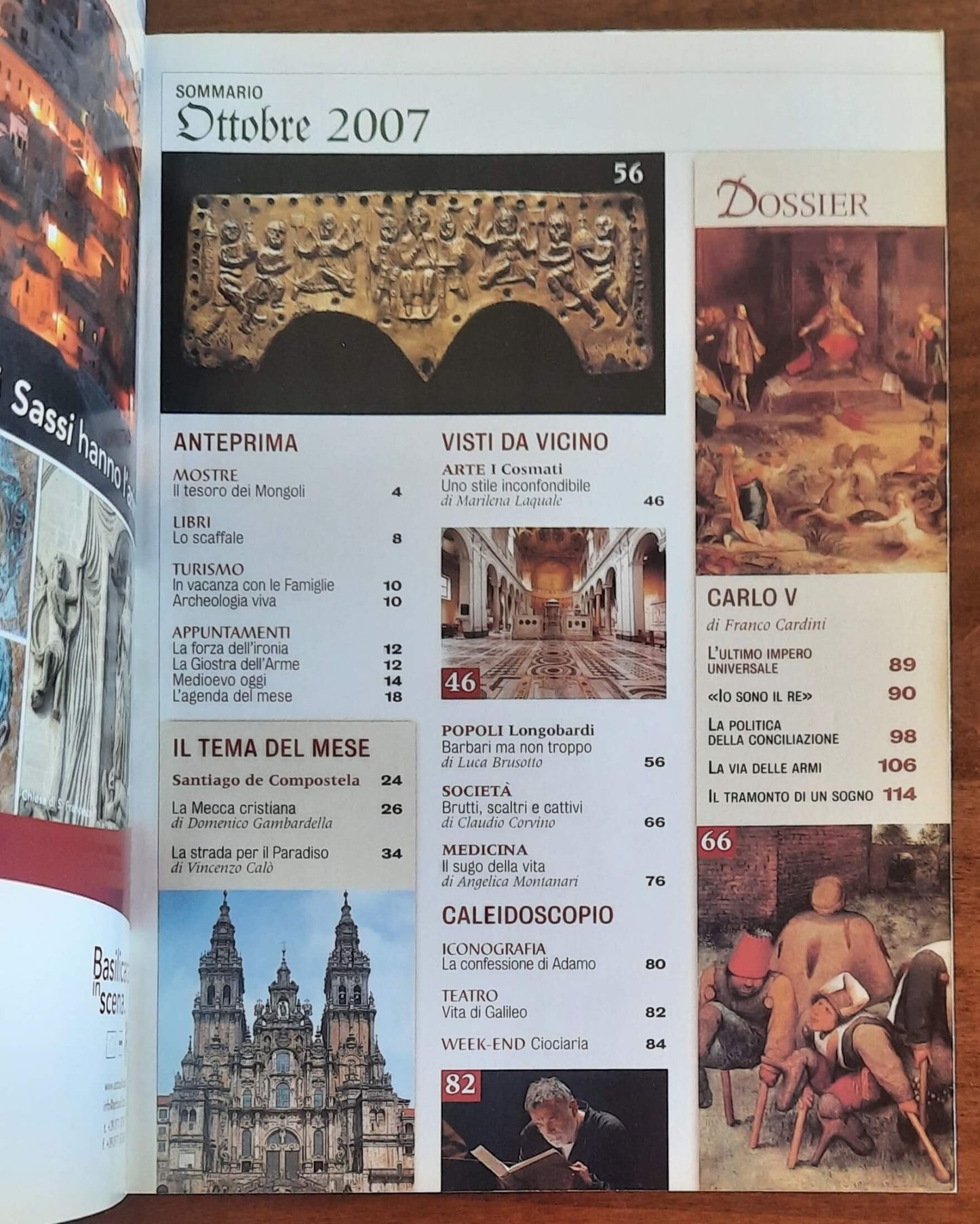 Rivista Medioevo n. 129 - Ottobre 2007 - L'Impero Universale di Carlo V