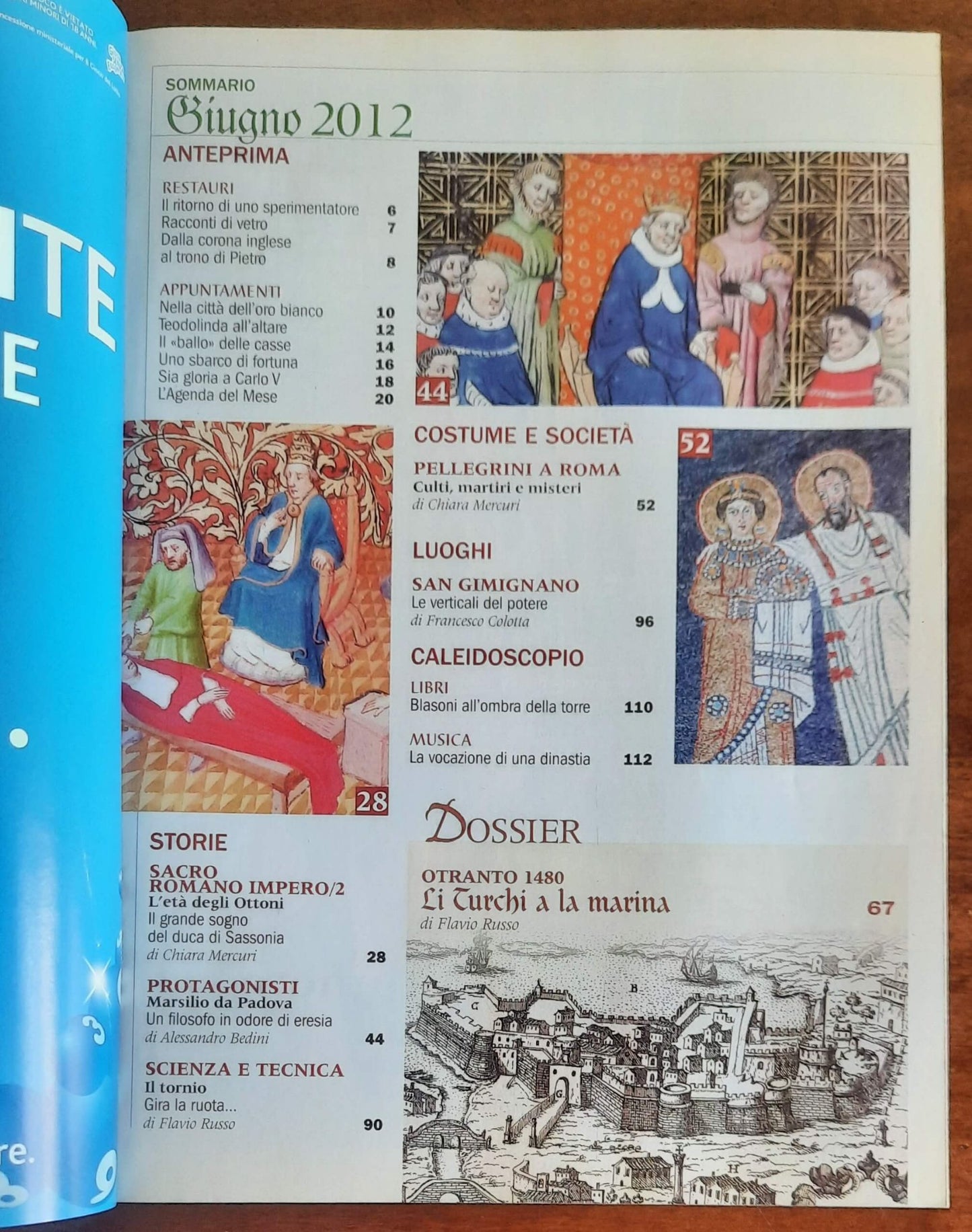 Rivista Medioevo n. 185 - Giugno 2012