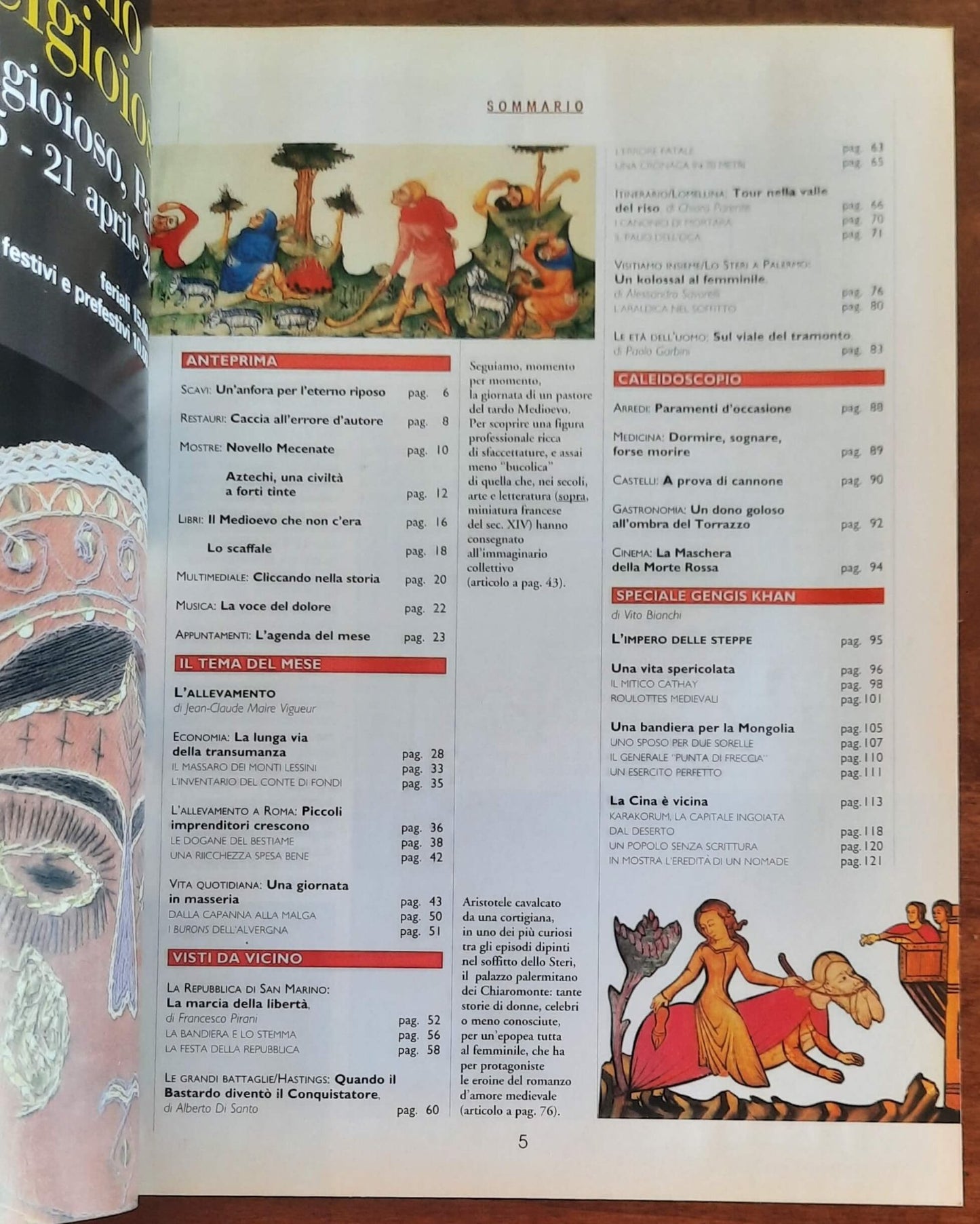 Rivista Medioevo n. 75 - Aprile 2003 - L'Impero di Gengis Khan