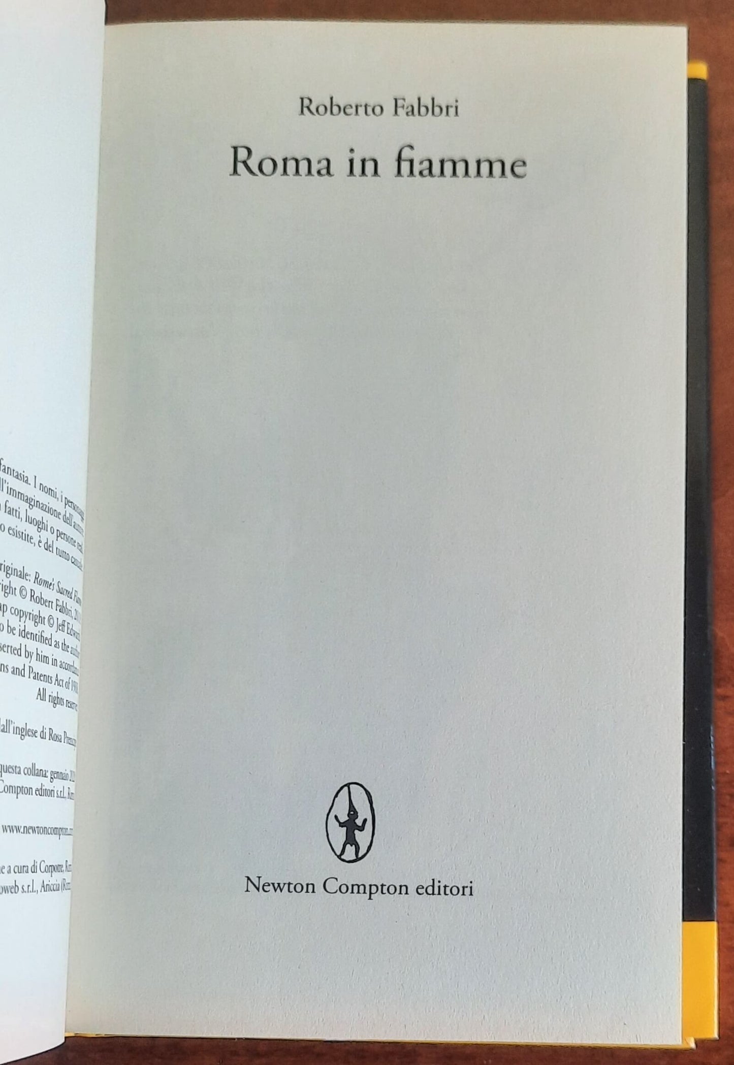 Roma in fiamme - di Roberto Fabbri - Newton Compton