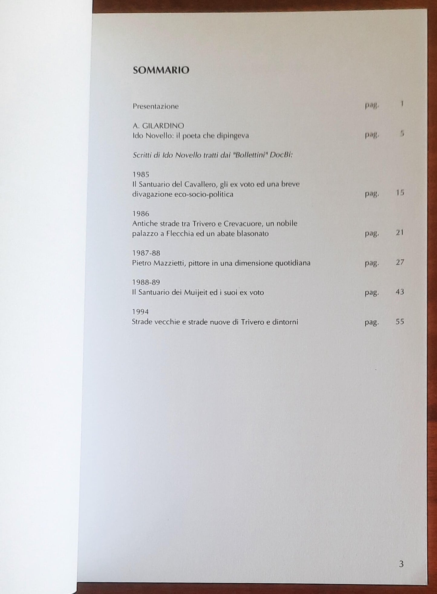 Scritti vari di Ido Novello - Doc.bi - Centro Studi Biellesi