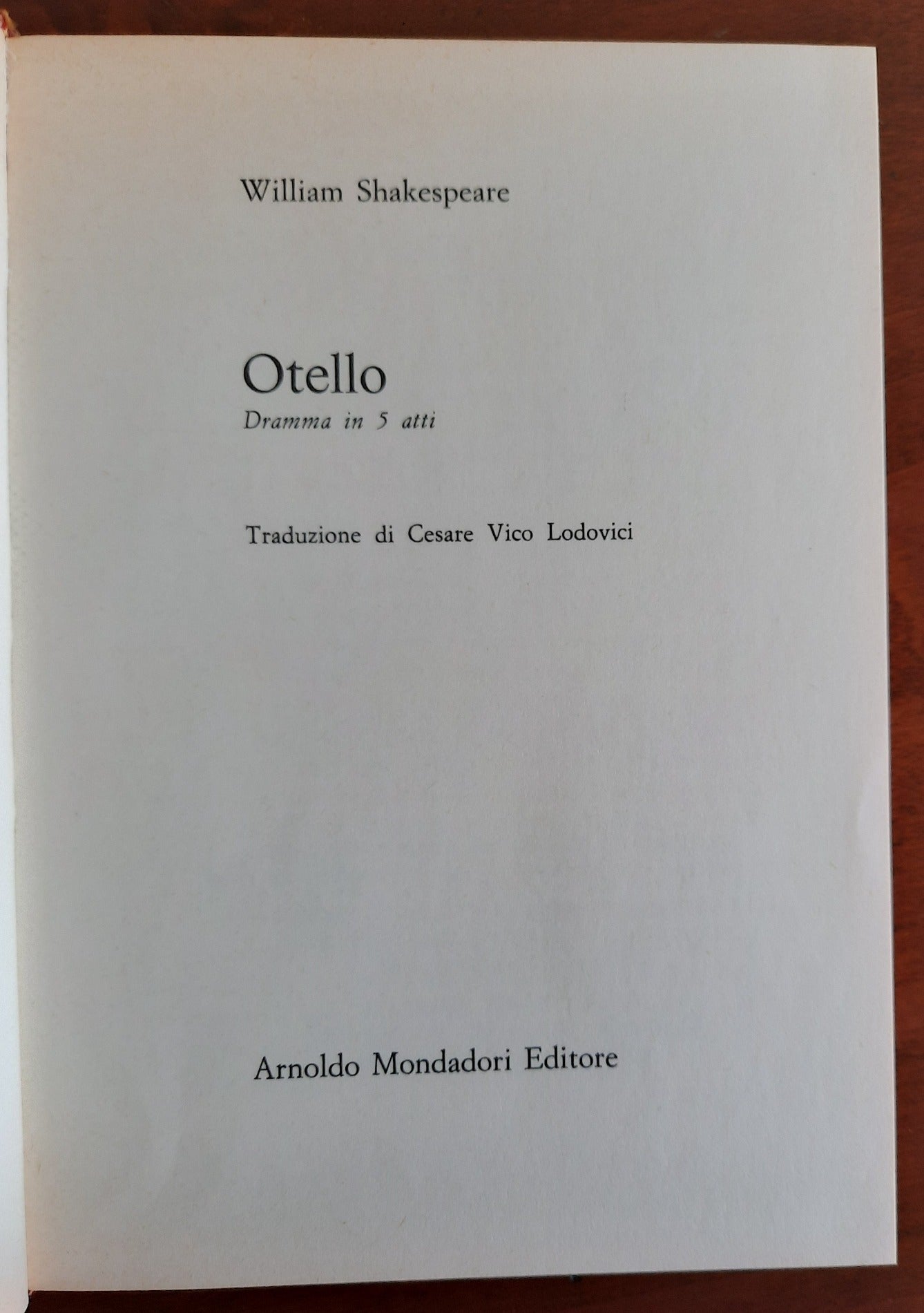 Shakespeare - Romeo e Giulietta - Amleto - Otello - Cofanetto Mondadori