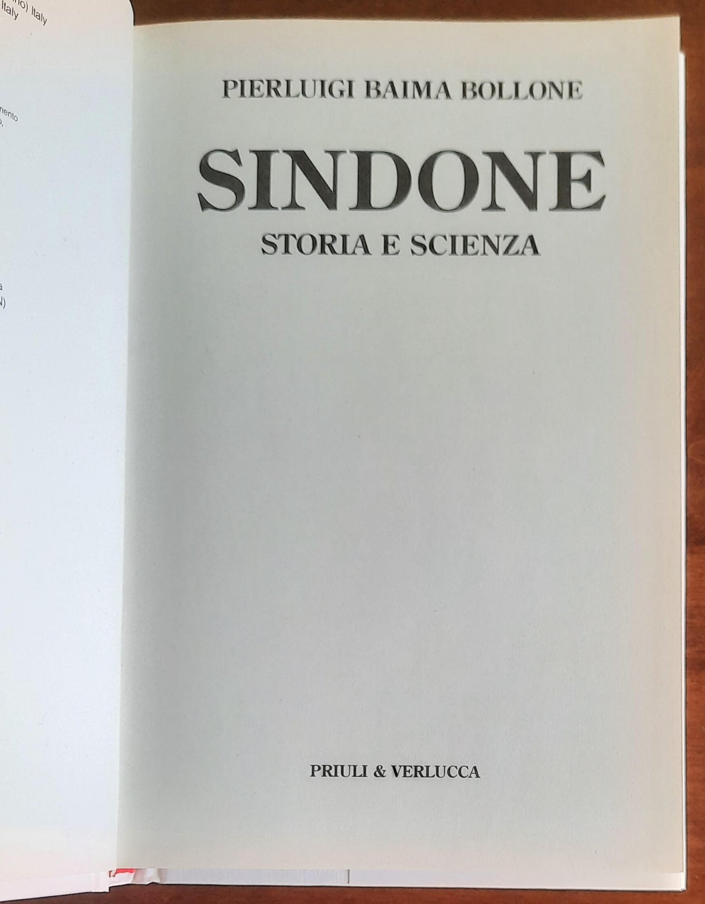 Sindone. Storia e scienza - 2010