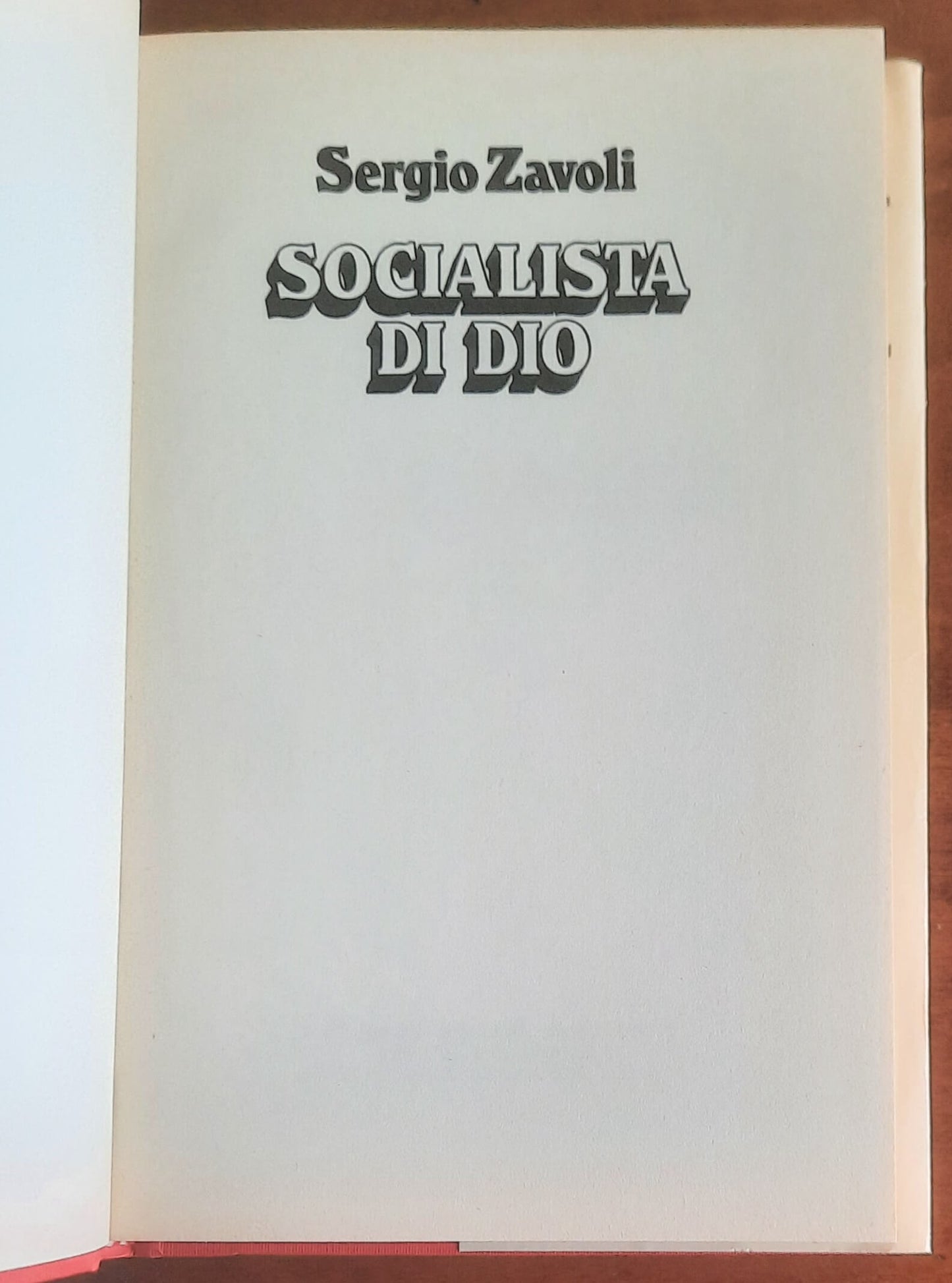 Socialista di Dio - Sergio Zavoli