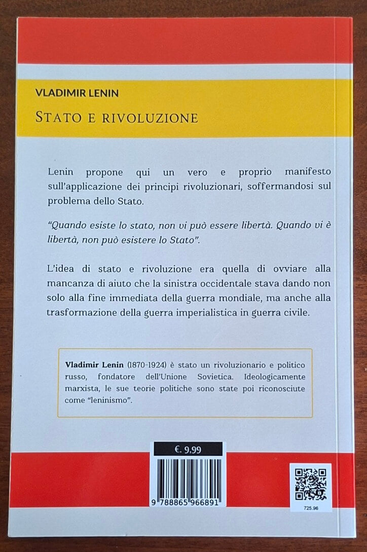 Stato e rivoluzione - Vladimir Lenin - Edizioni Clandestine Gruppo Ed. Santelli