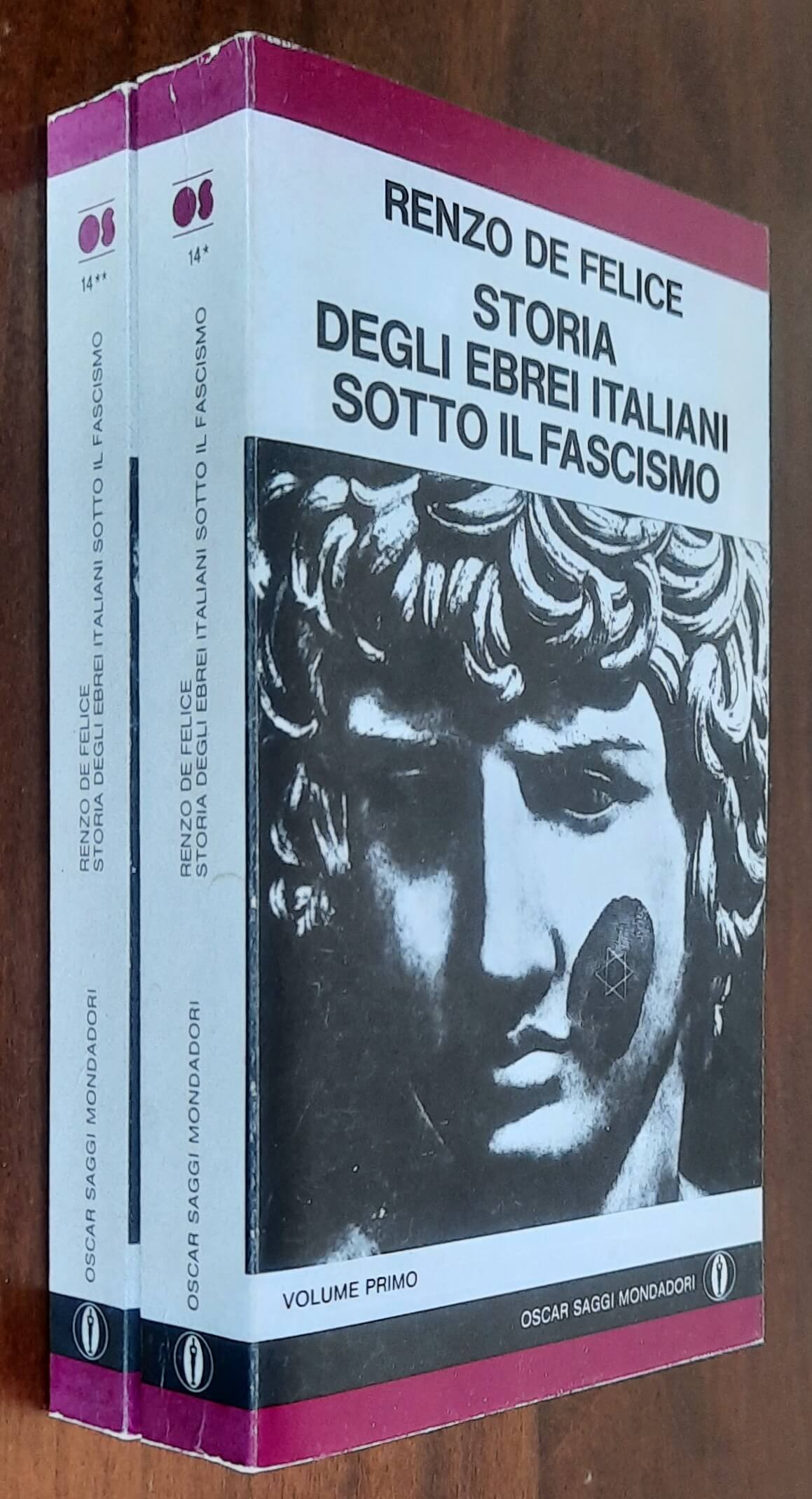 Storia degli ebrei italiani sotto il fascismo - 2 vol. - Mondadori Oscar