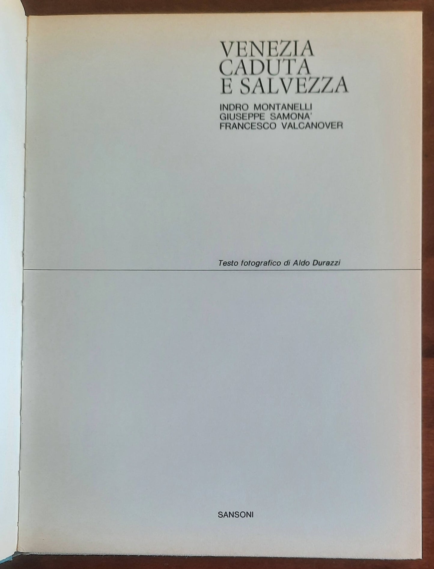Venezia. Caduta e salvezza - Sansoni