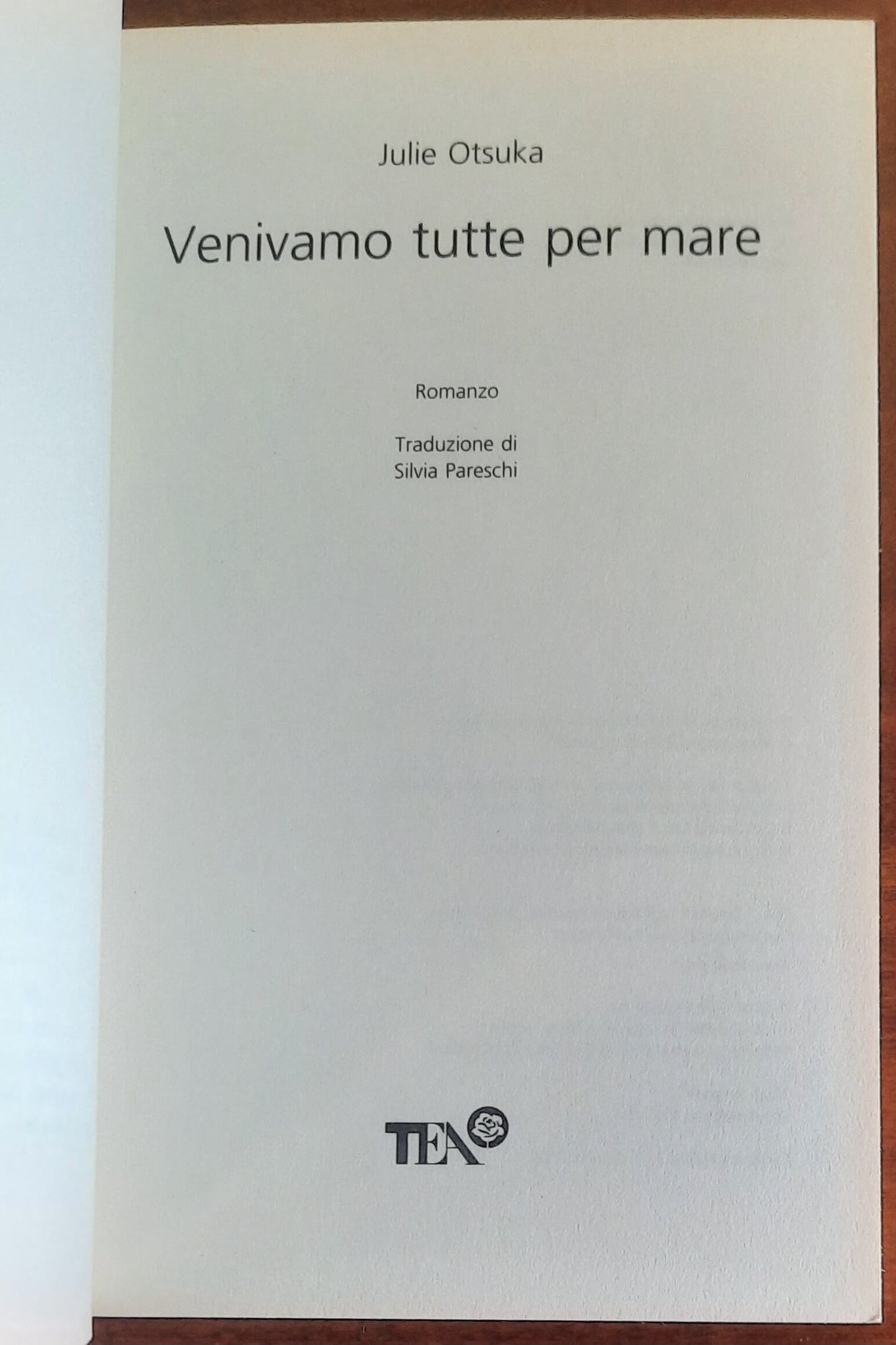 Venivamo tutte per mare - TEA