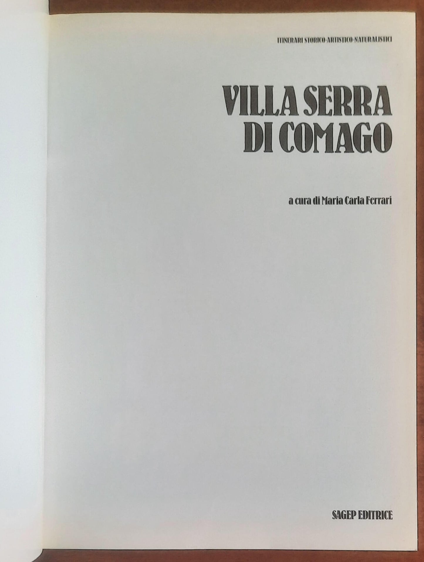 Villa Serra di Comago - Sagep Editrice