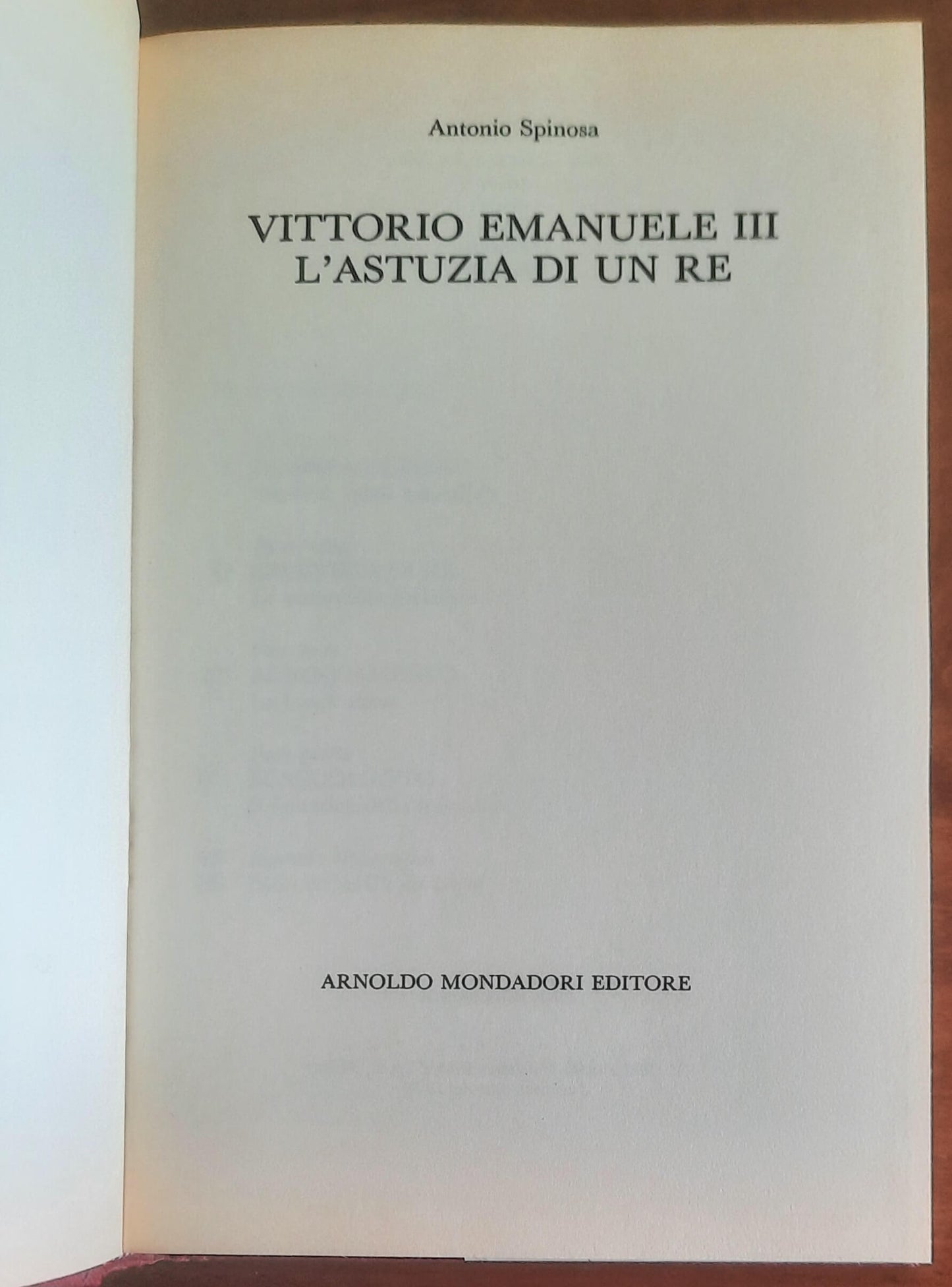 Vittorio Emanuele III. L’astuzia di un re - Mondadori