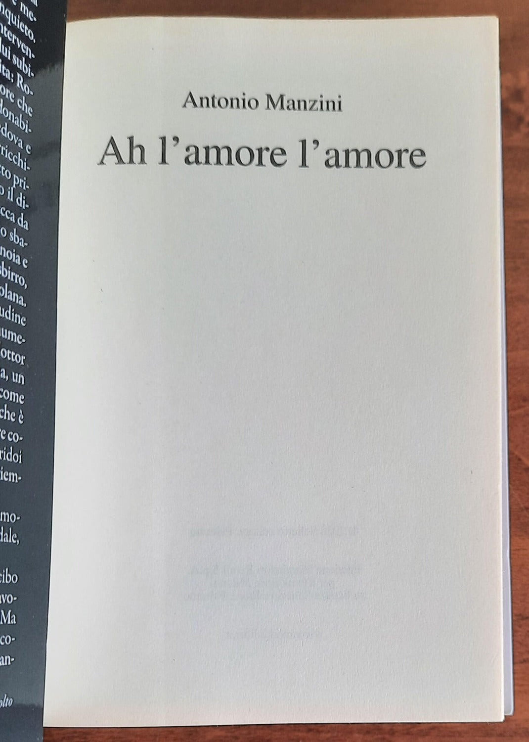 Ah l’amore l’amore - Mondolibri - 2020 - Libreria Biellese