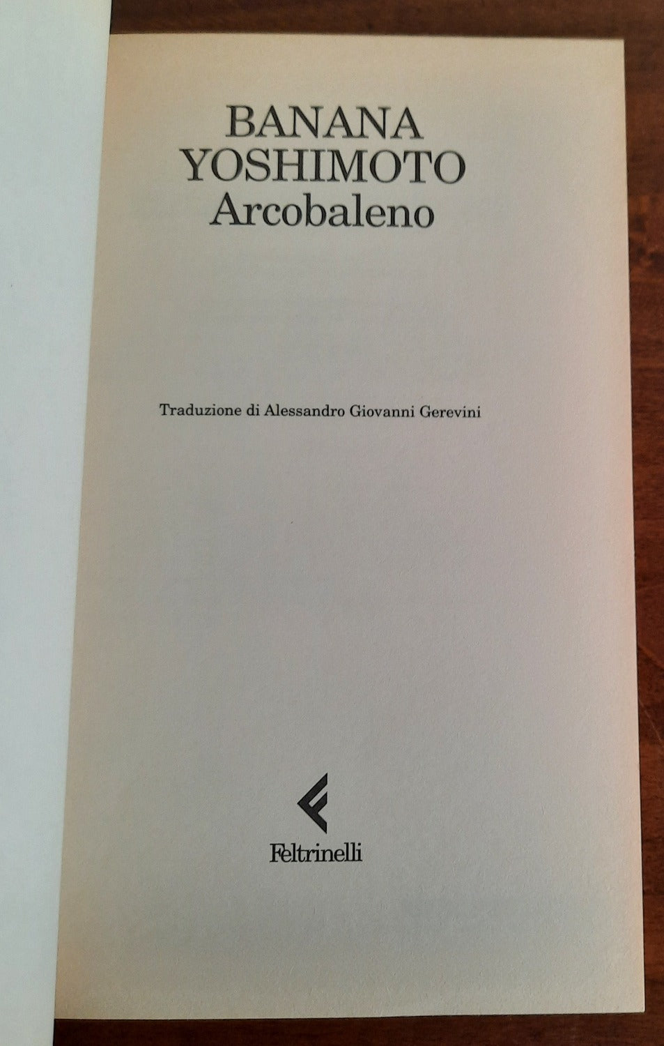 Arcobaleno - di Banana Yoshimoto
