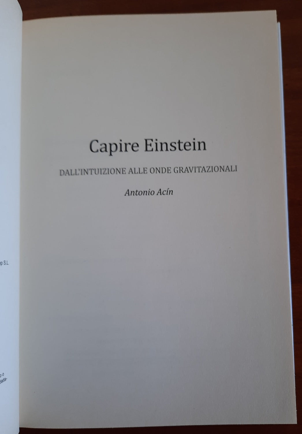 Capire Einstein. Dall’intuizione alle onde gravitazionali