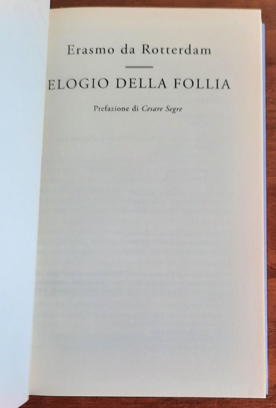 Elogio della follia - Erasmo Da Rotterdam - 2010