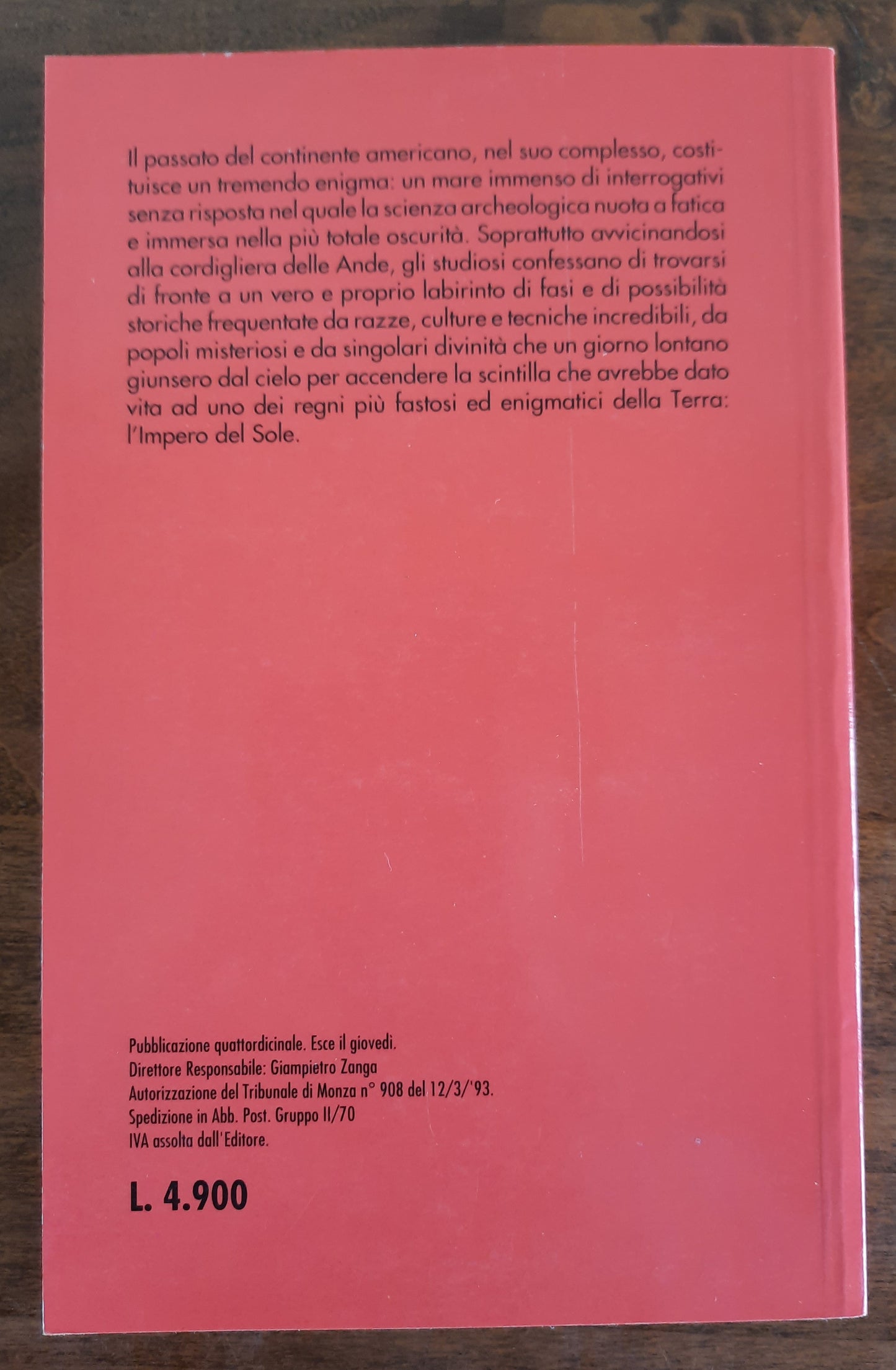 L’impero del sole - I Libri de L'Ignoto n. 17