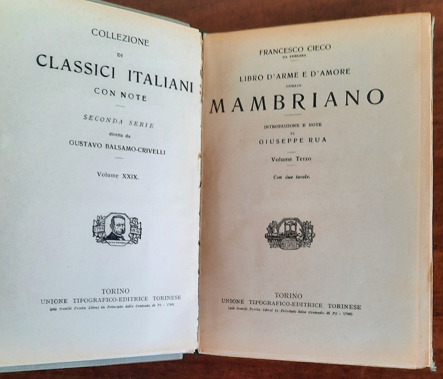 Il mambriano - in 3 volumetti