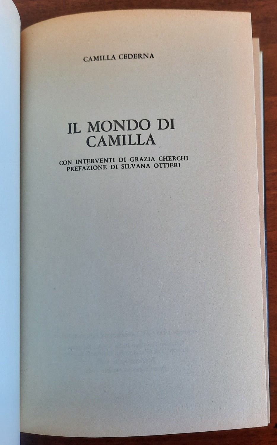 Il mondo di Camilla Cederna - Euroclub - Libreria Biellese