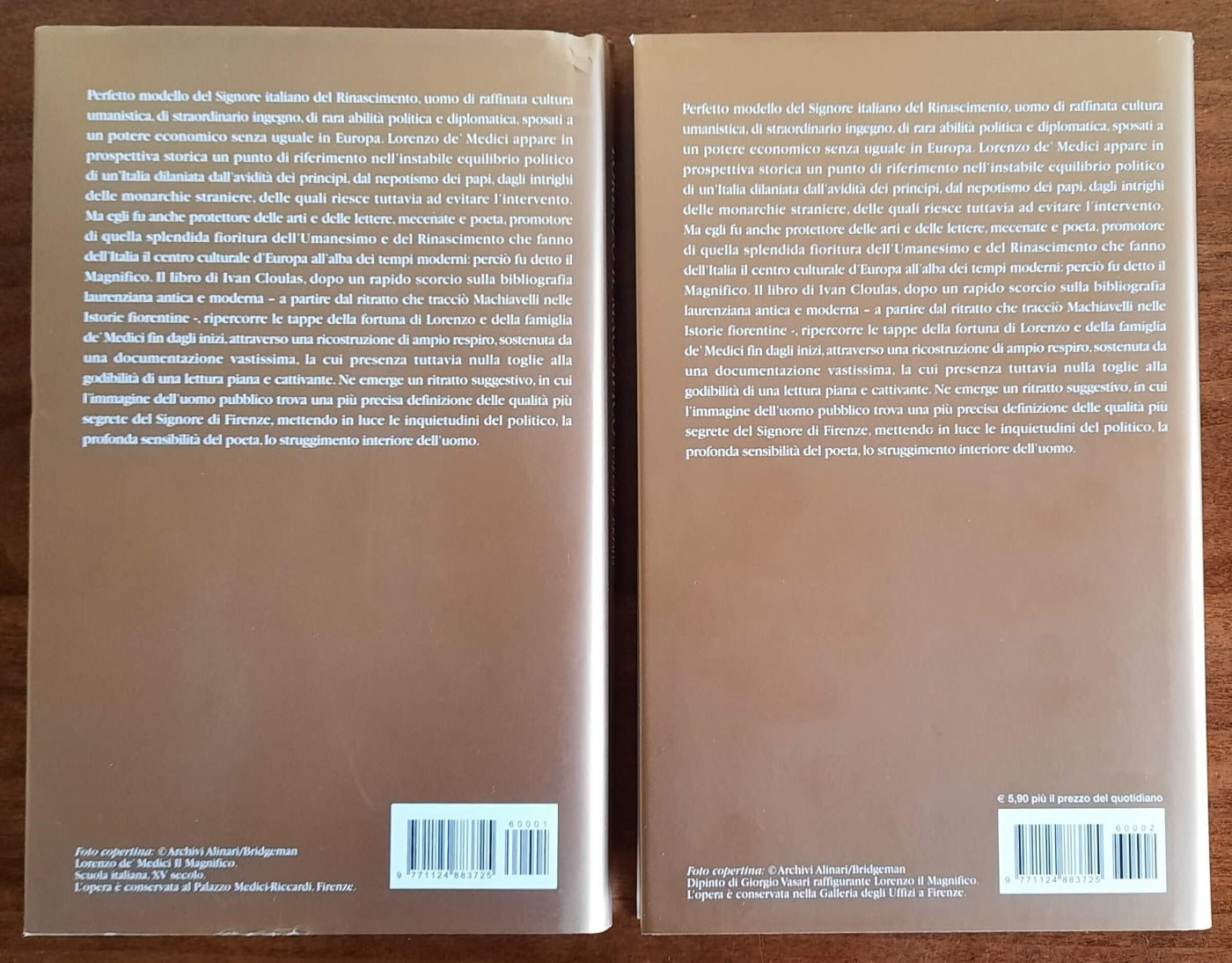 Lorenzo il Magnifico - 2 vol. - Il Giornale - Biblioteca Storica
