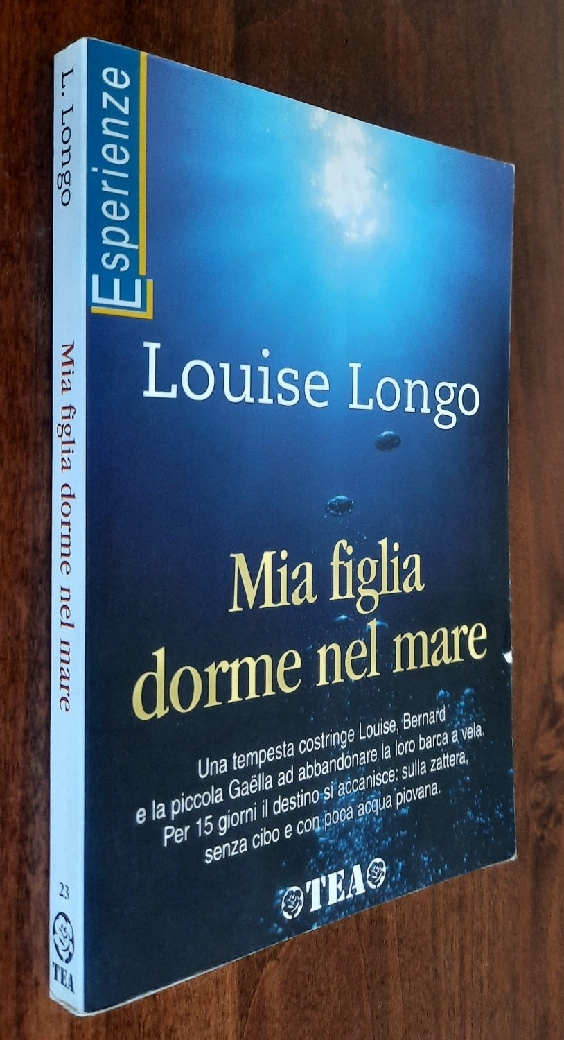 Mia figlia dorme nel mare