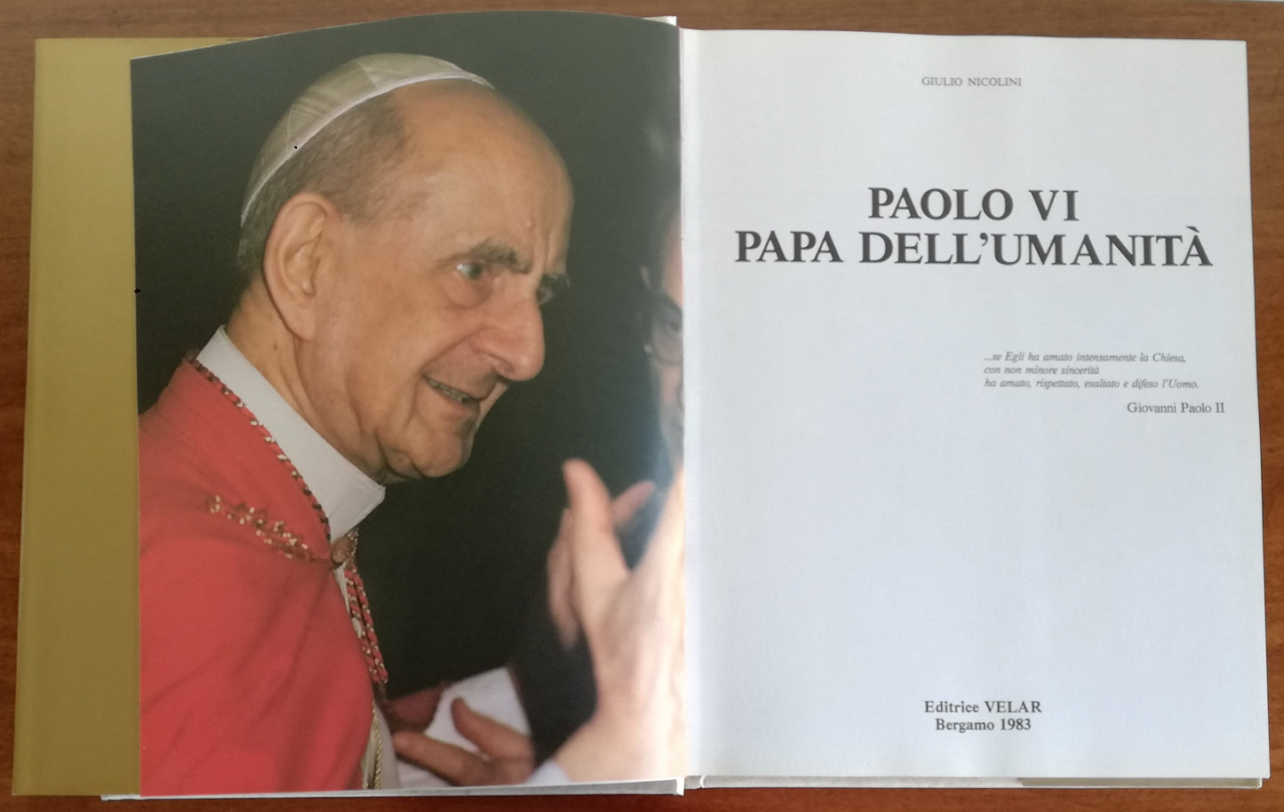 Paolo VI Papa dell'umanità - Editrice Velar