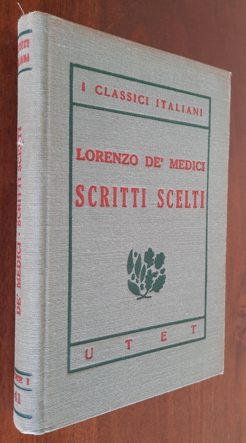 Scritti scelti - Lorenzo De'Medici