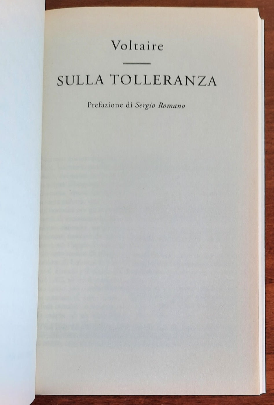 Sulla tolleranza - Voltaire - Corriere Della Sera - 2010