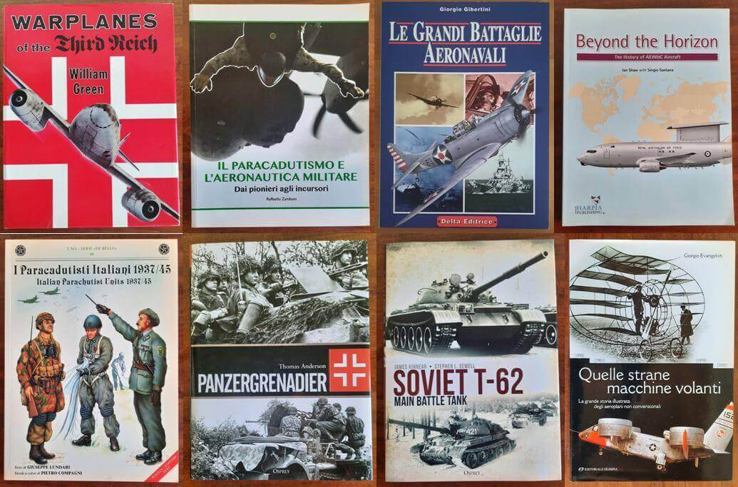Selezione di libri di Storia - Militaria e Aeronautica
