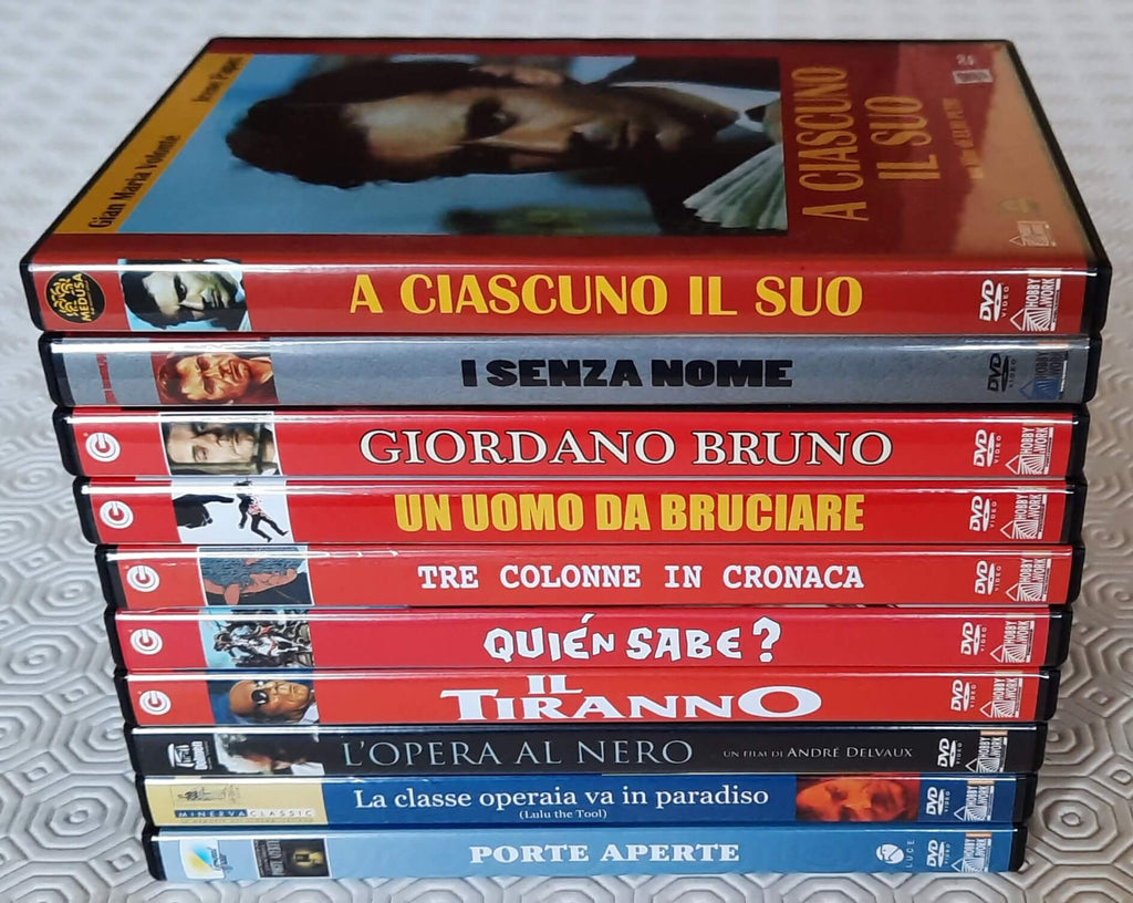 10 DVD di GIAN MARIA VOLONTE - Hobby & Work
