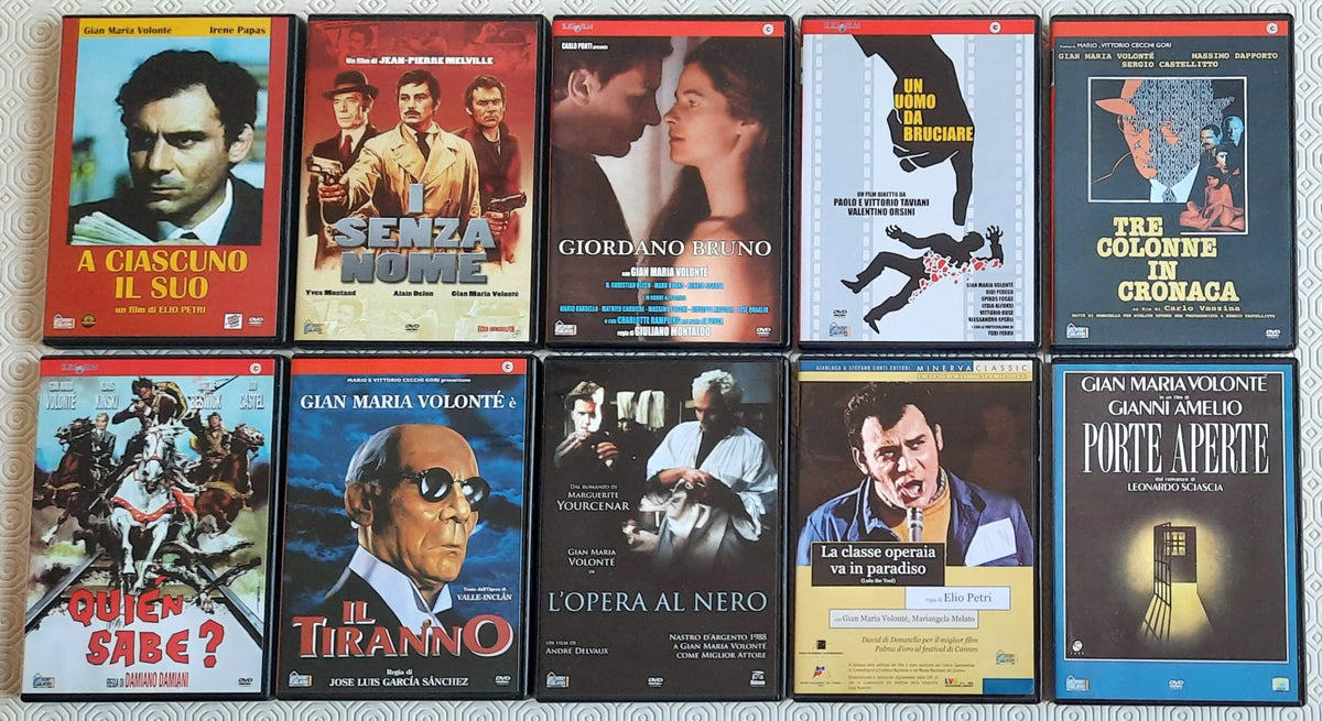 10 DVD di GIAN MARIA VOLONTE - Hobby & Work