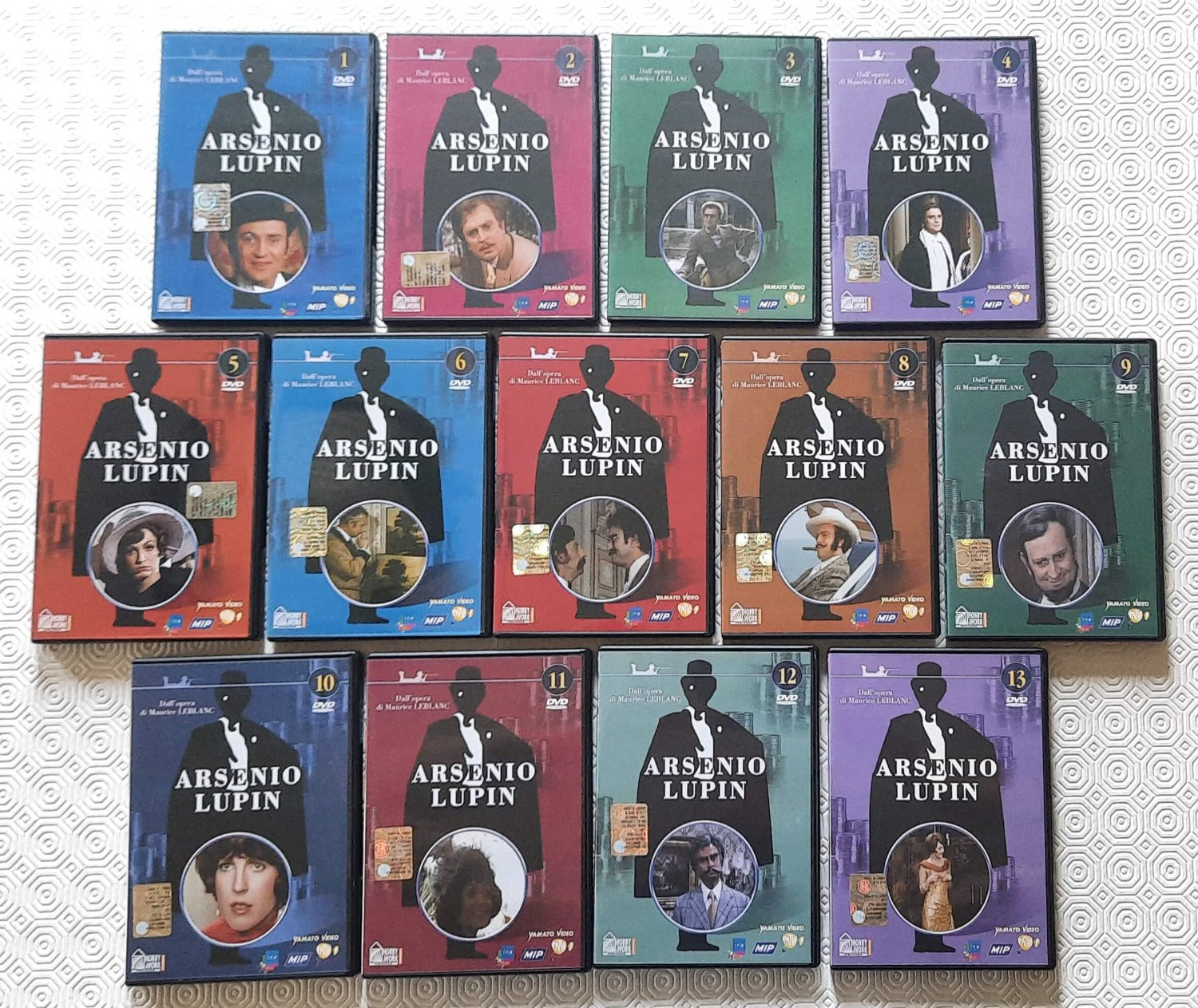 13 DVD Arsenio Lupin (Serie completa) - Hobby & Work - 2005