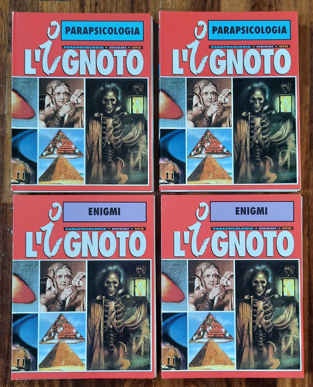 L' IGNOTO. Parapsicologia Enigmi Ufo - Hobby & Work - 1992 ( 47 fascicoli )