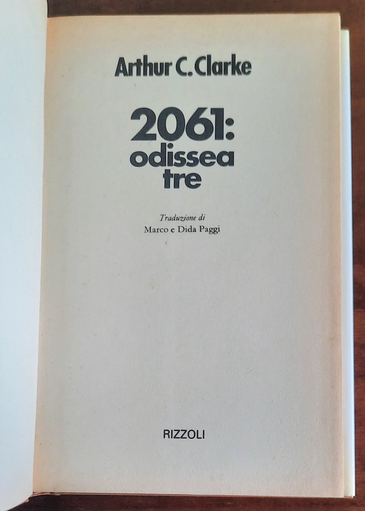2061: odissea tre - di Arthur C. Clarke - Rizzoli
