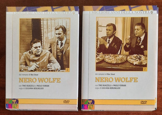 2 Cofanetti con 10 DVD complessivi: Nero Wolf - Rai Trade