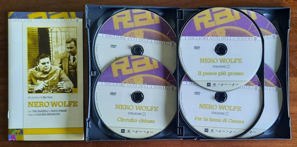 2 Cofanetti con 10 DVD complessivi: Nero Wolf - Rai Trade