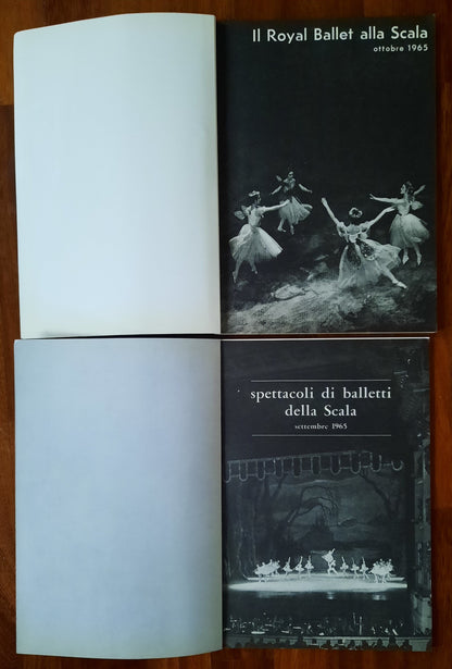 2 libretti Teatro Alla Scala - Stagione di Balletti 1965