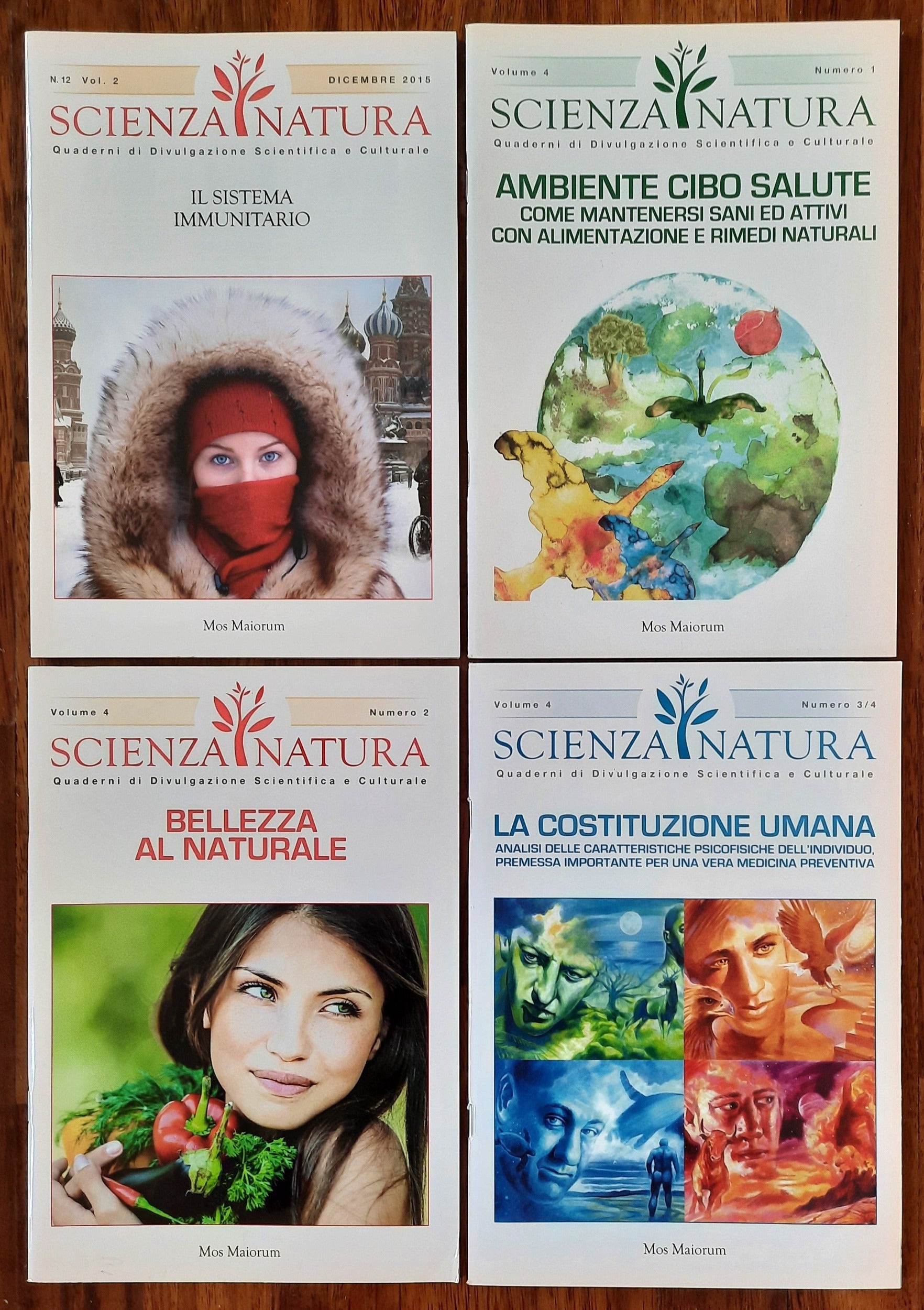 4 libretti Scienza Natura - Volume 2 e 4 - Quaderni di divulgazione scientifica