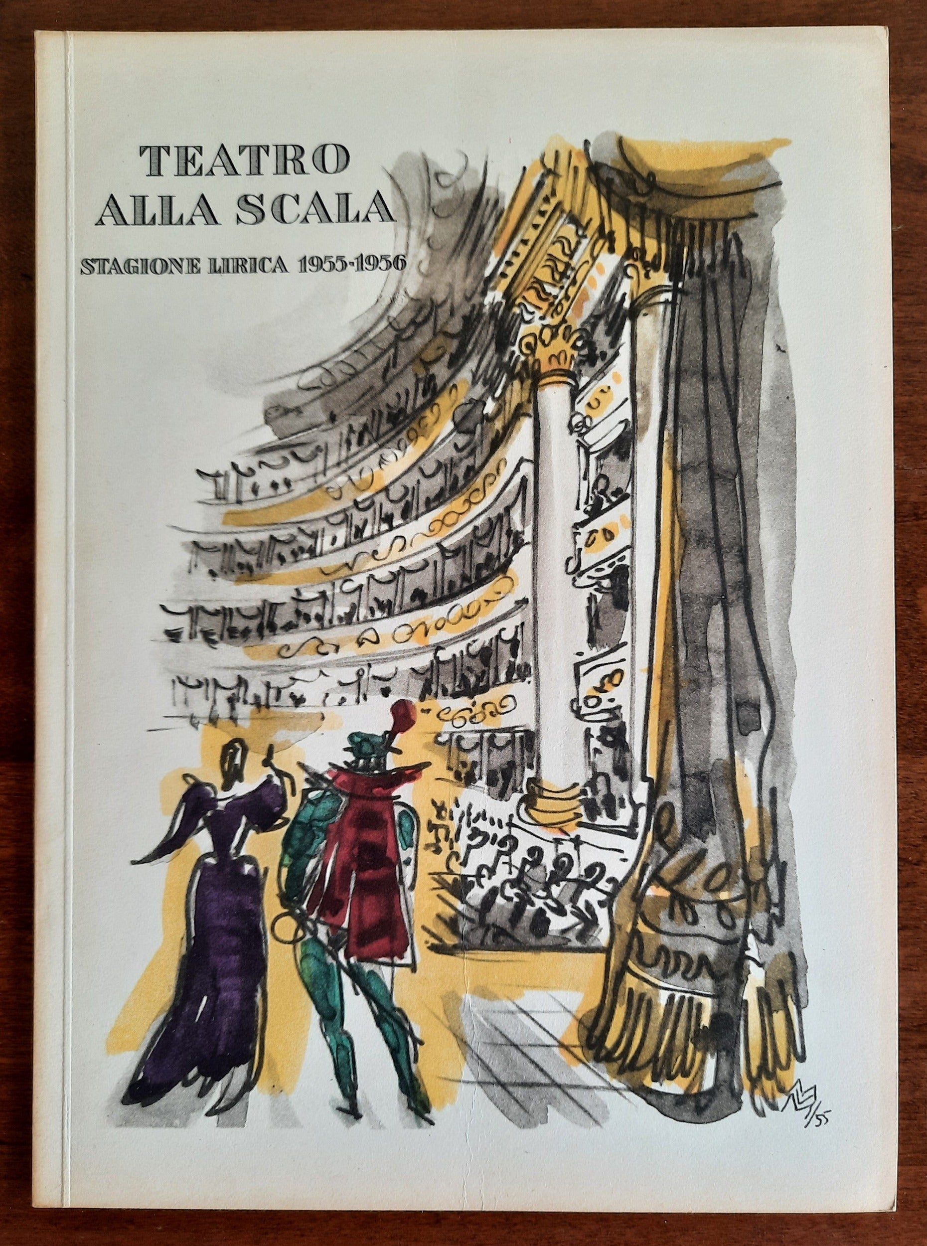 4 libretti Teatro alla Scala - Stagione Lirica 1955 - 56