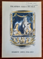 4 libretti Teatro alla Scala - Stagione Lirica 1956 - 57